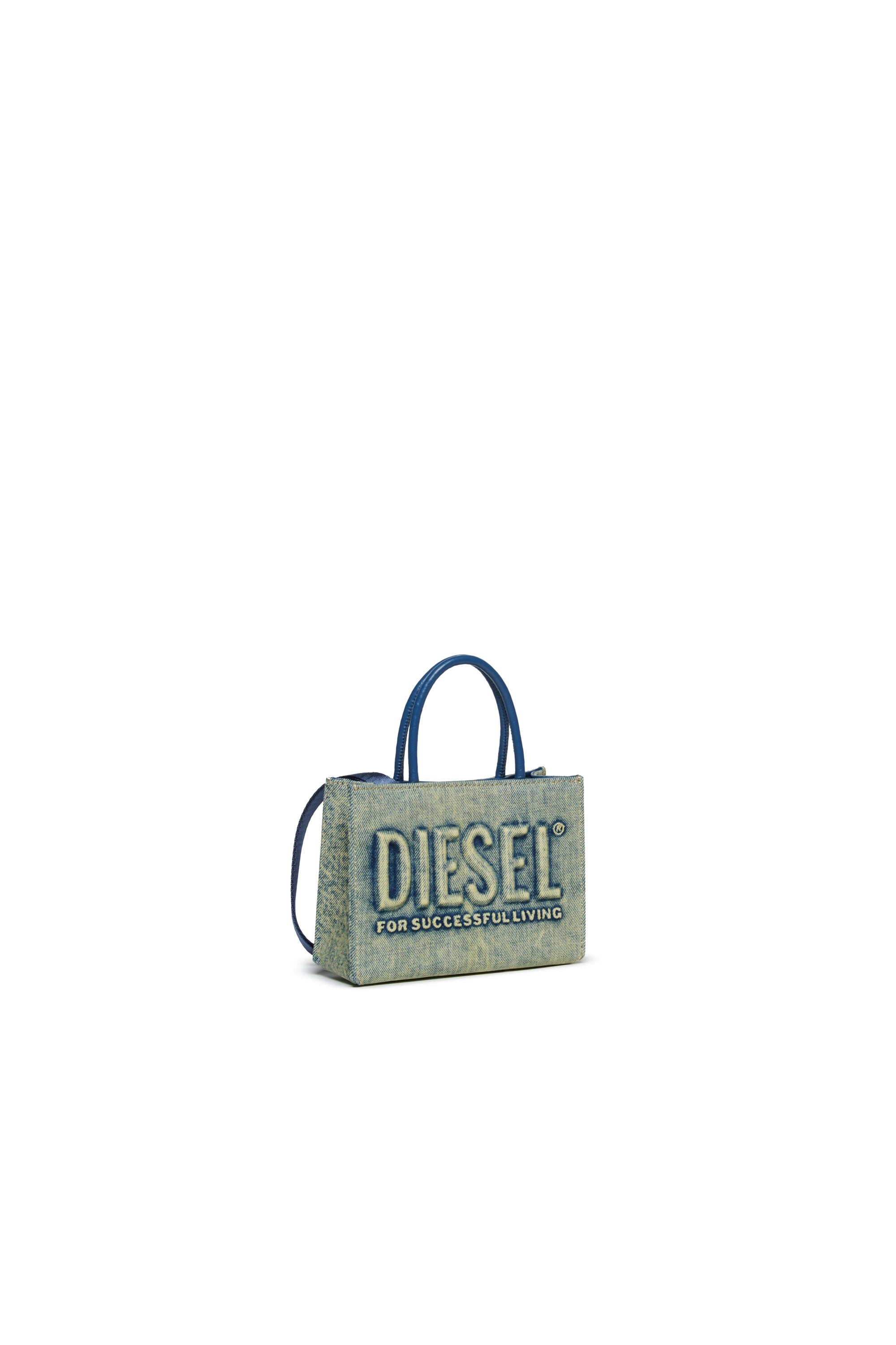 Bolso DSL 3D en denim solarizado