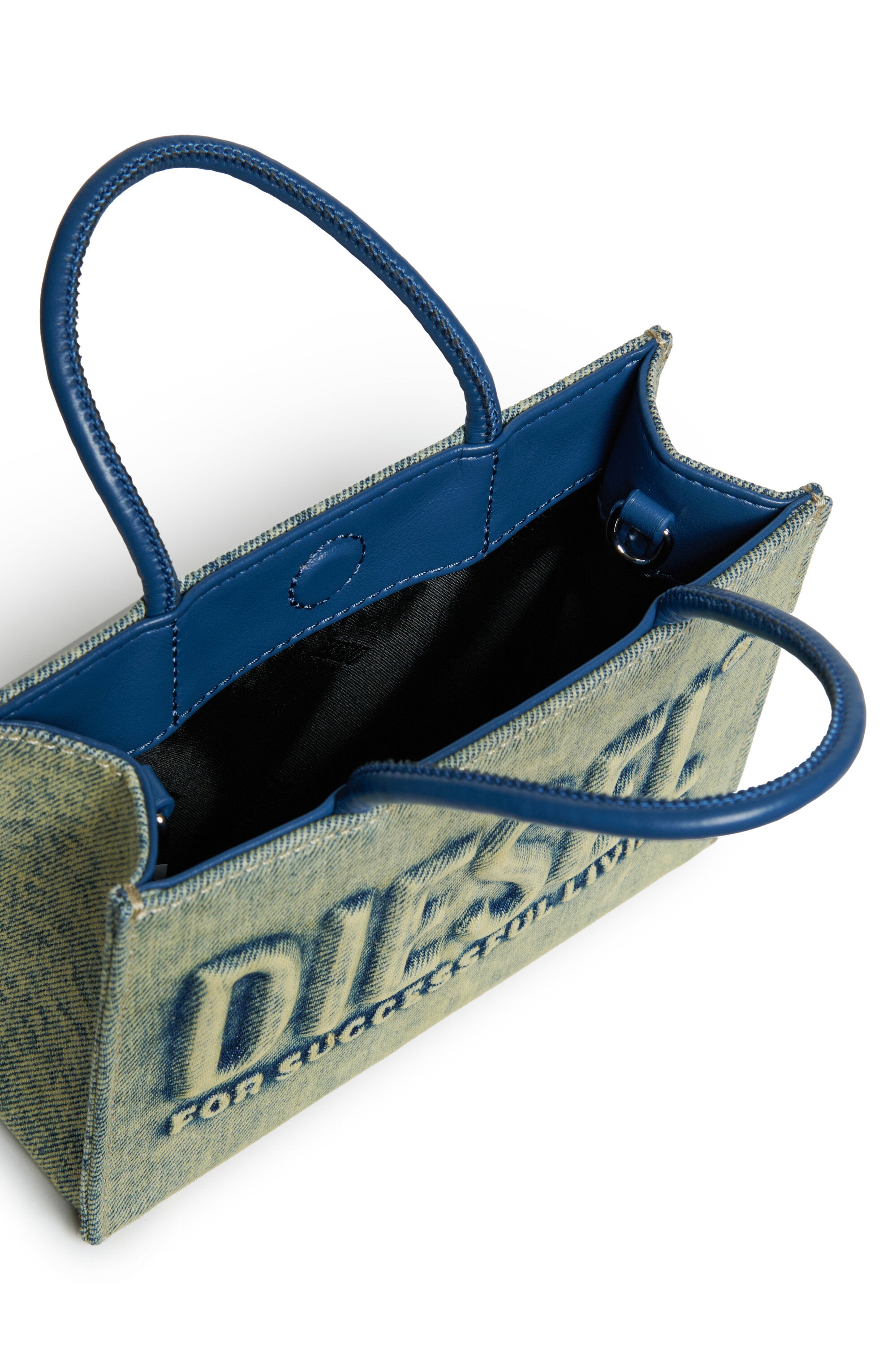 Bolso DSL 3D en denim solarizado