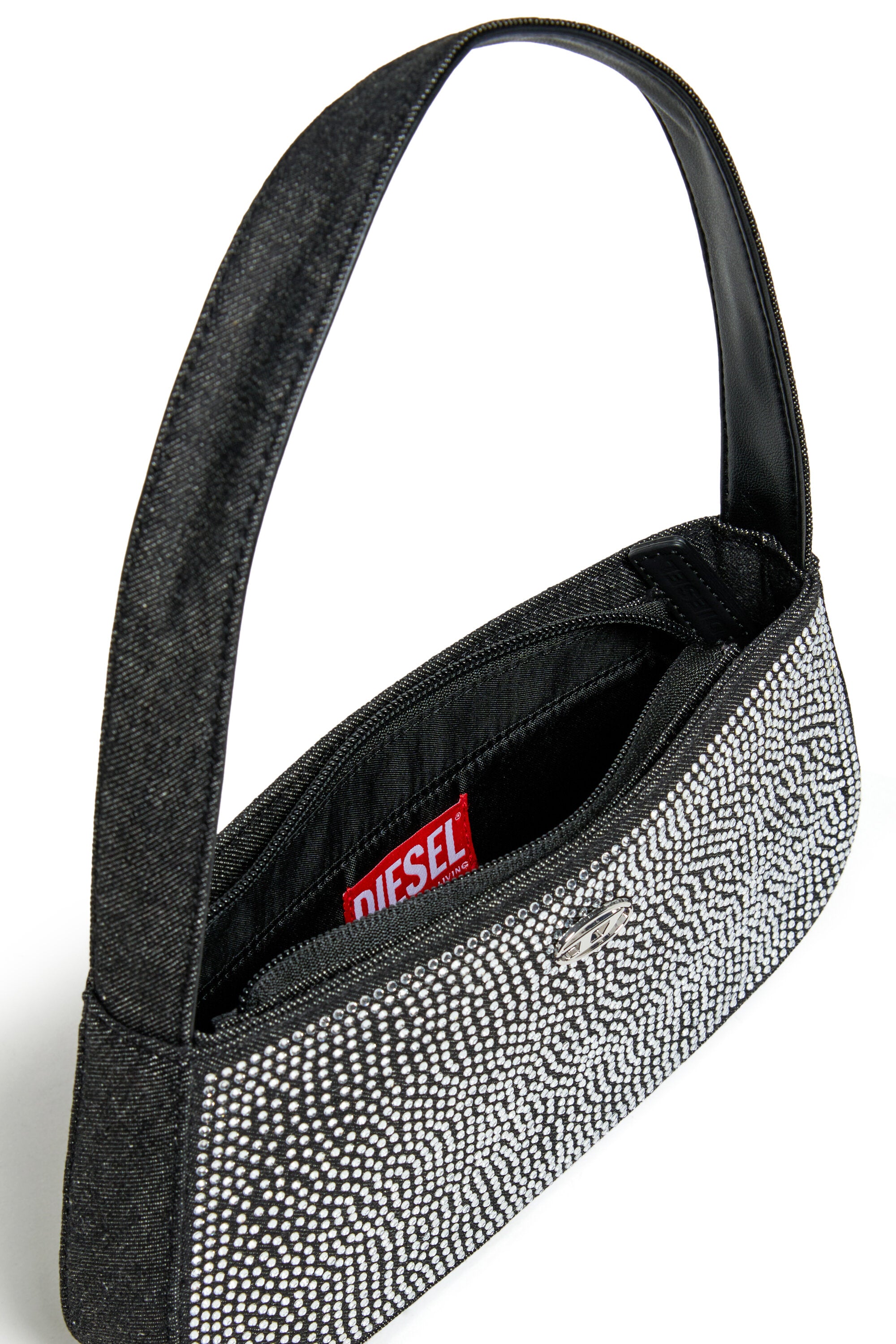 Bolso WJULIE en denim con strass