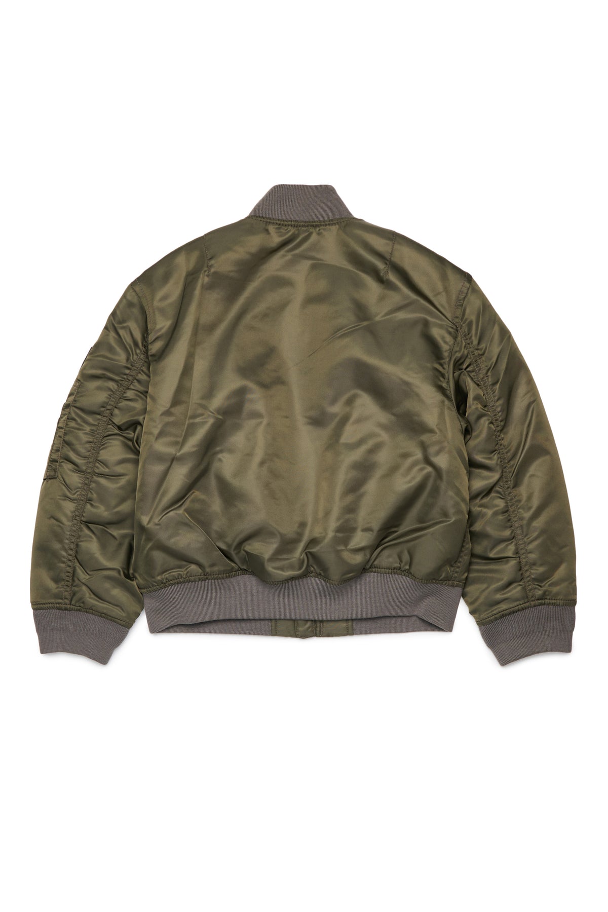 Cazadora bomber con logotipo y bolsillos con cremallera