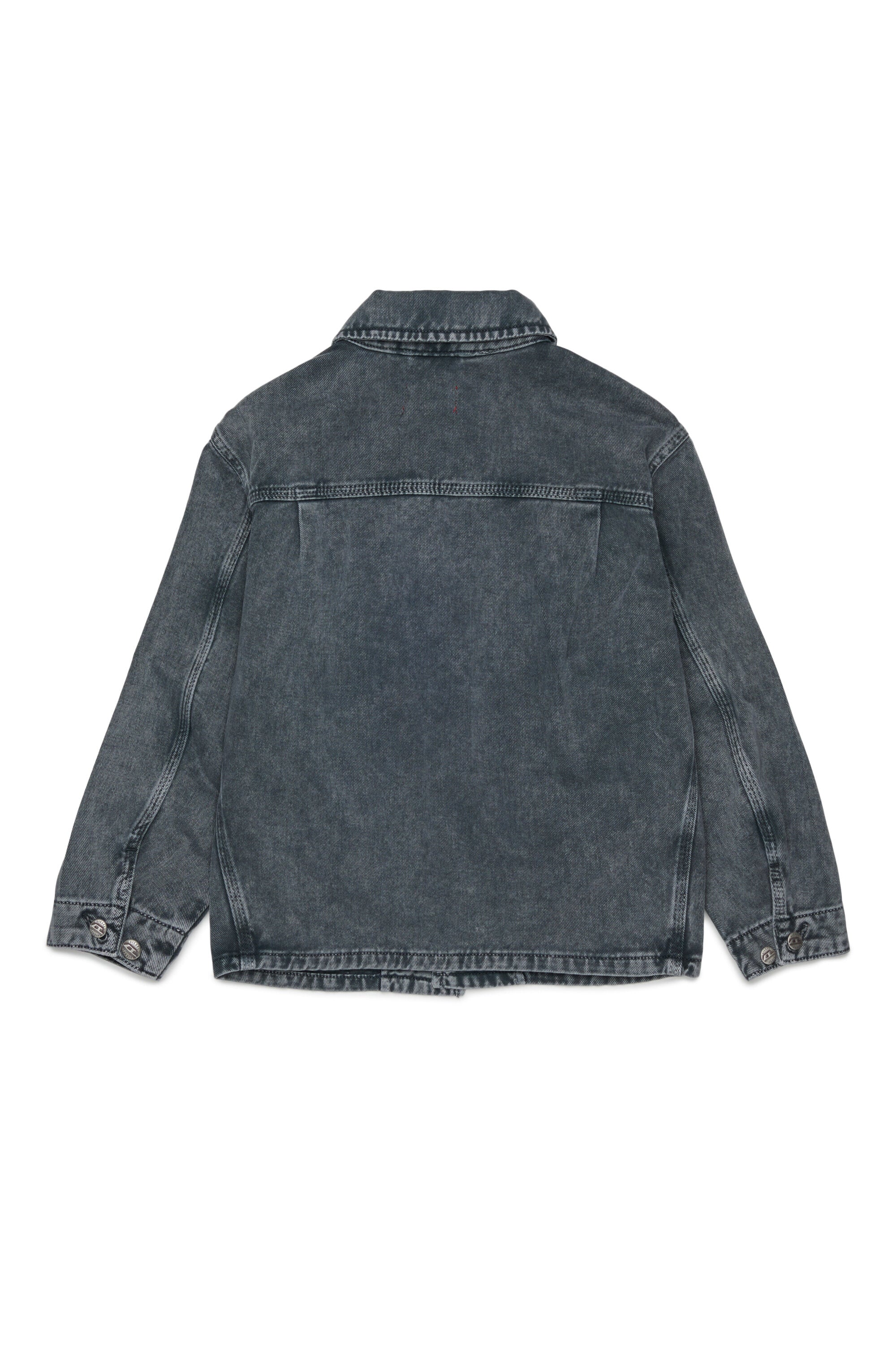 Chaqueta vaquera con logo estampado