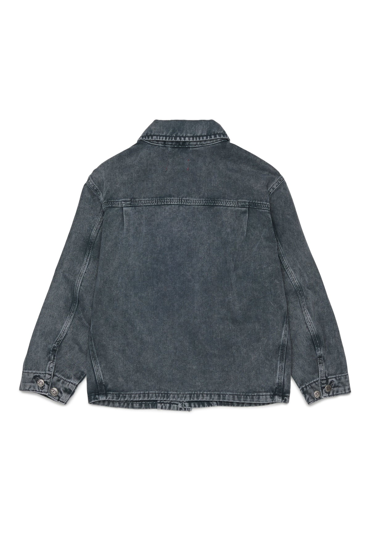 Chaqueta vaquera con logo estampado