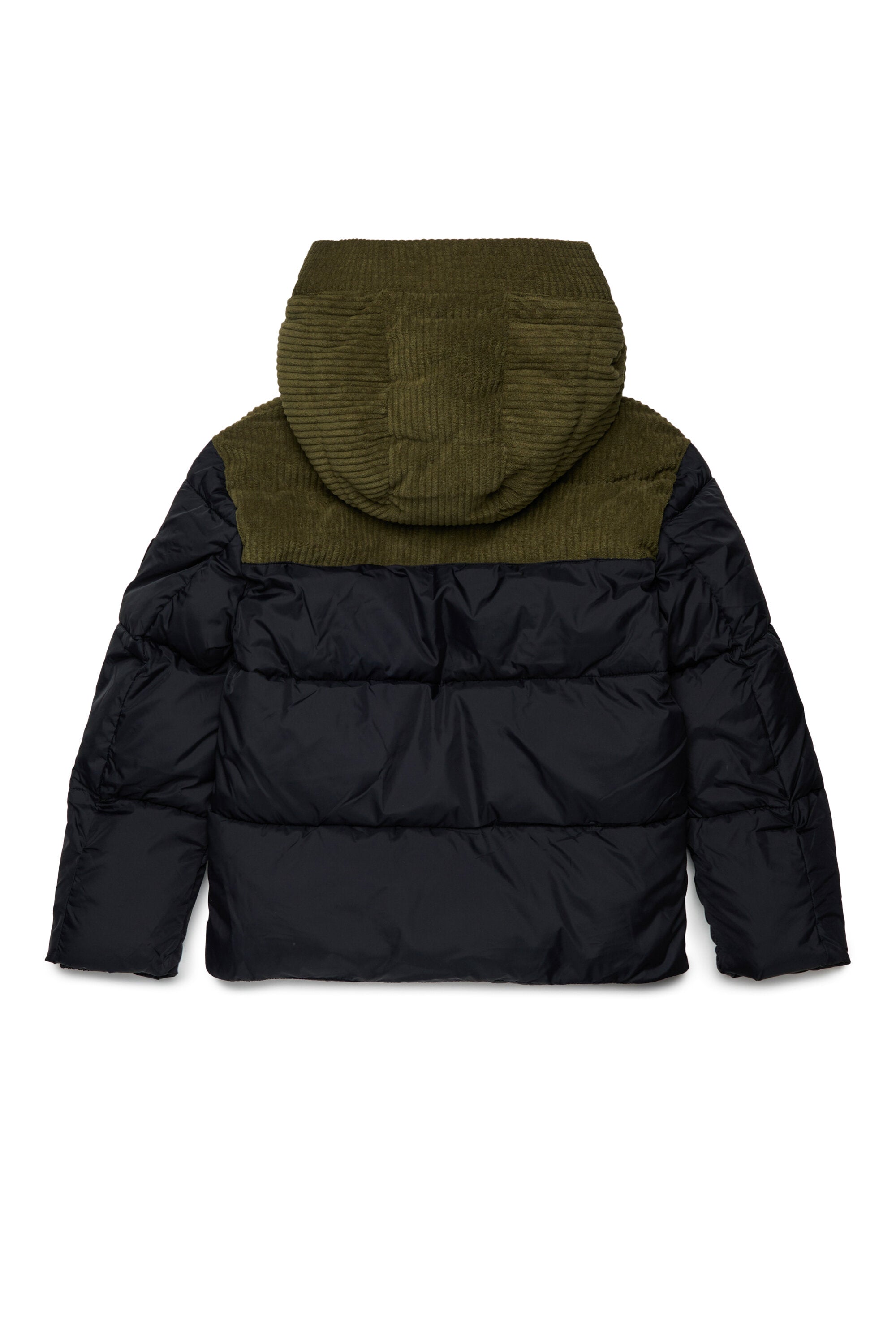 Chaqueta acolchada con logotipo