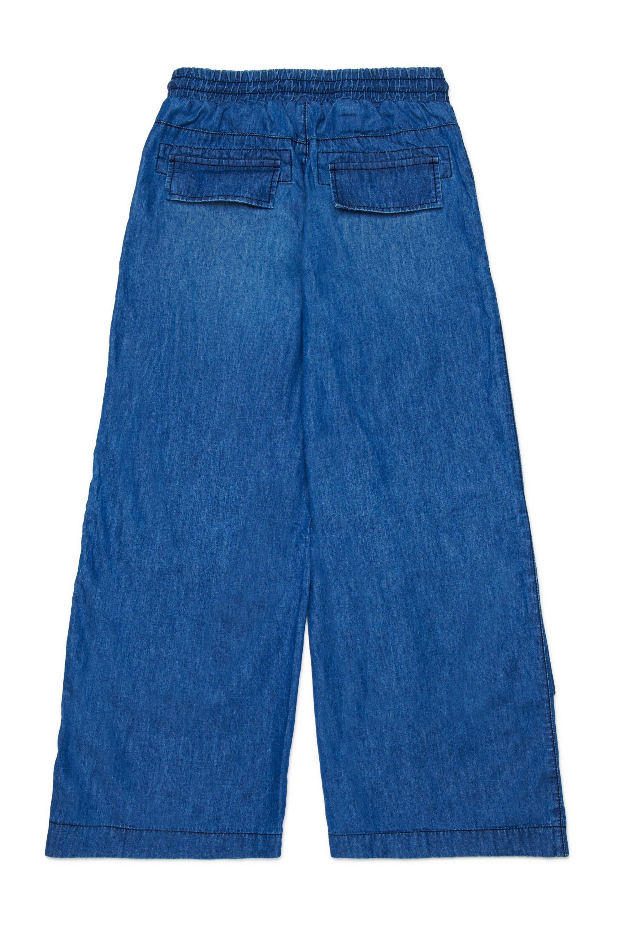 Jeans relaxed fit lavado azul medio - D-Kaith