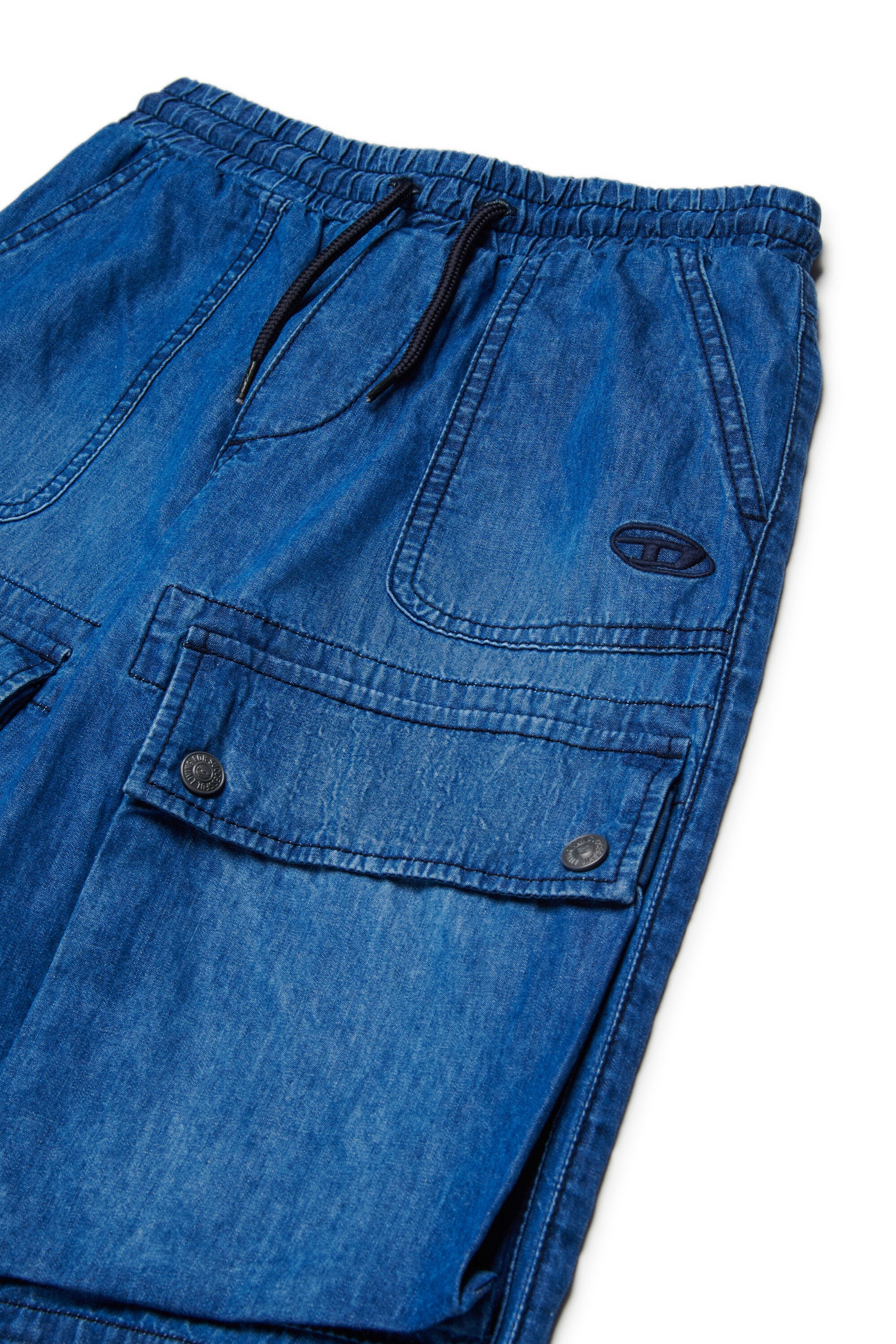 Jeans relaxed fit lavado azul medio - D-Kaith