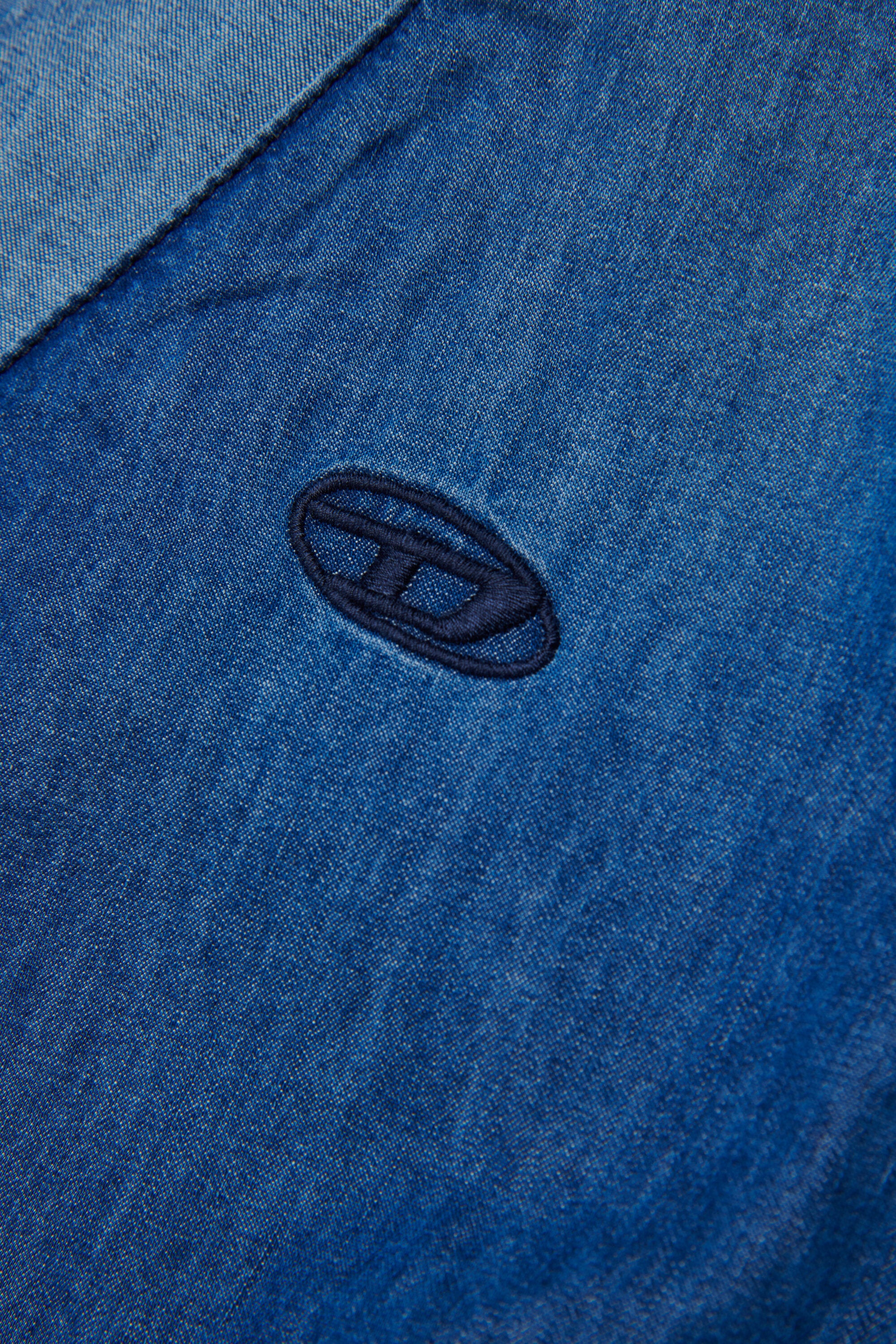 Vestido denim con logo