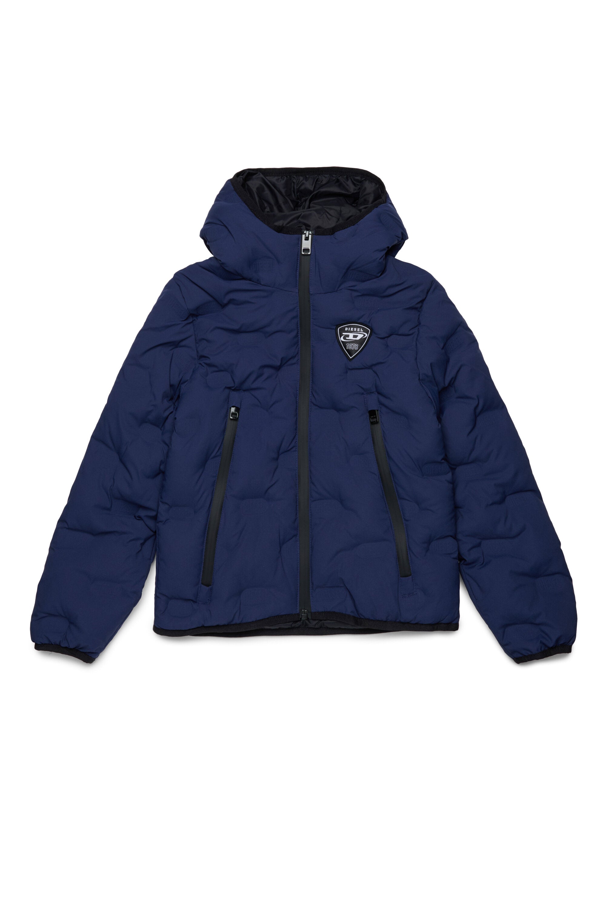 Chaqueta acolchada con logotipo