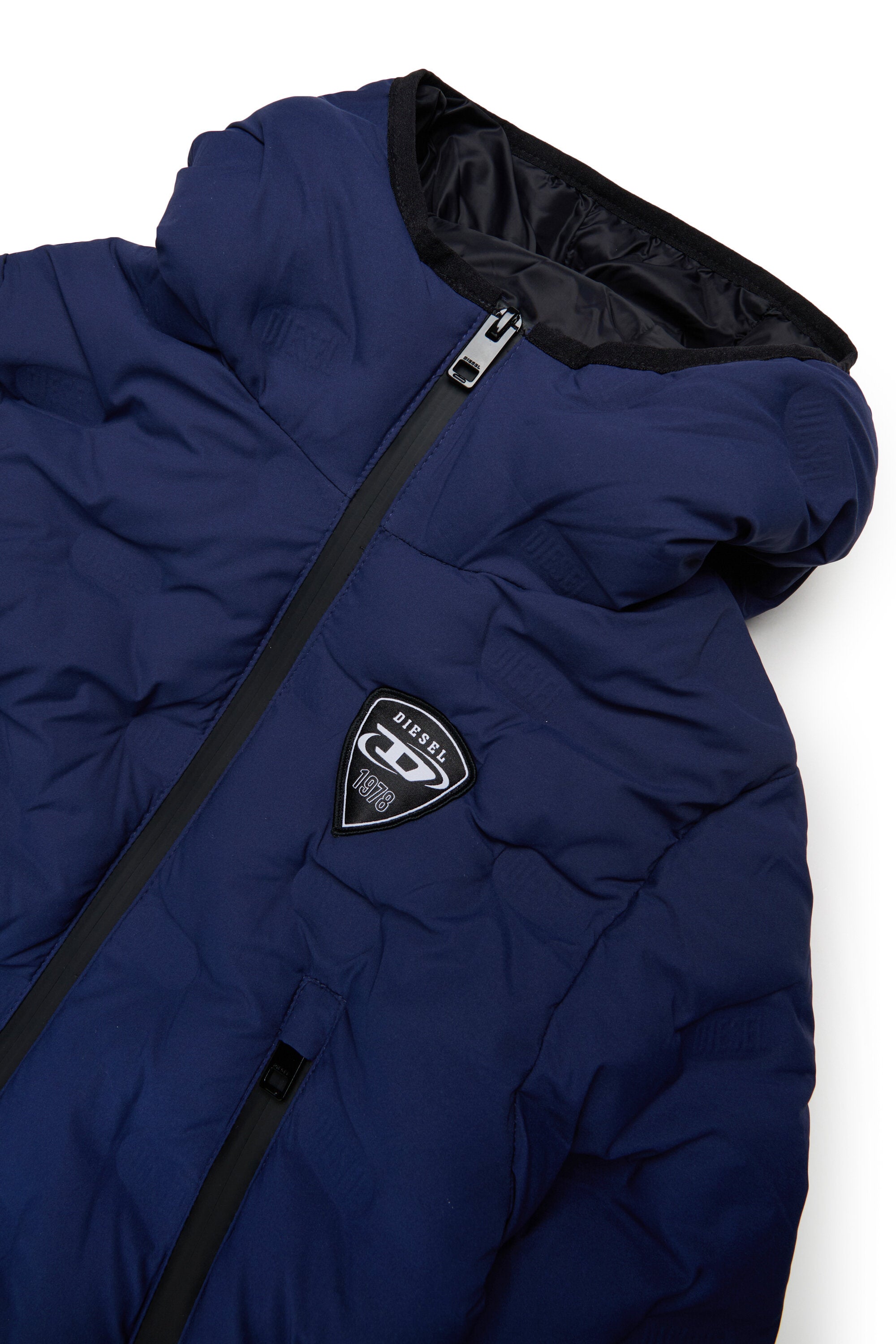 Chaqueta acolchada con logotipo