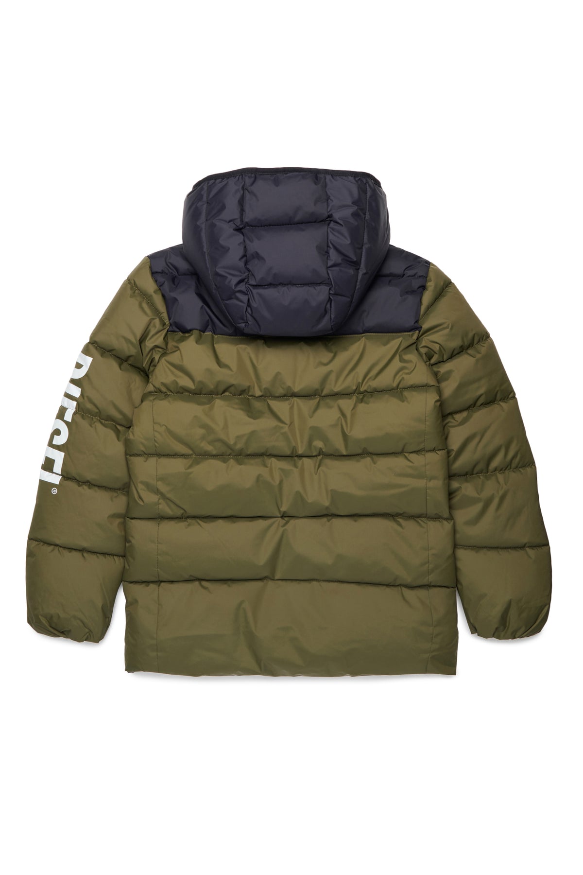 Chaqueta acolchada con logotipo