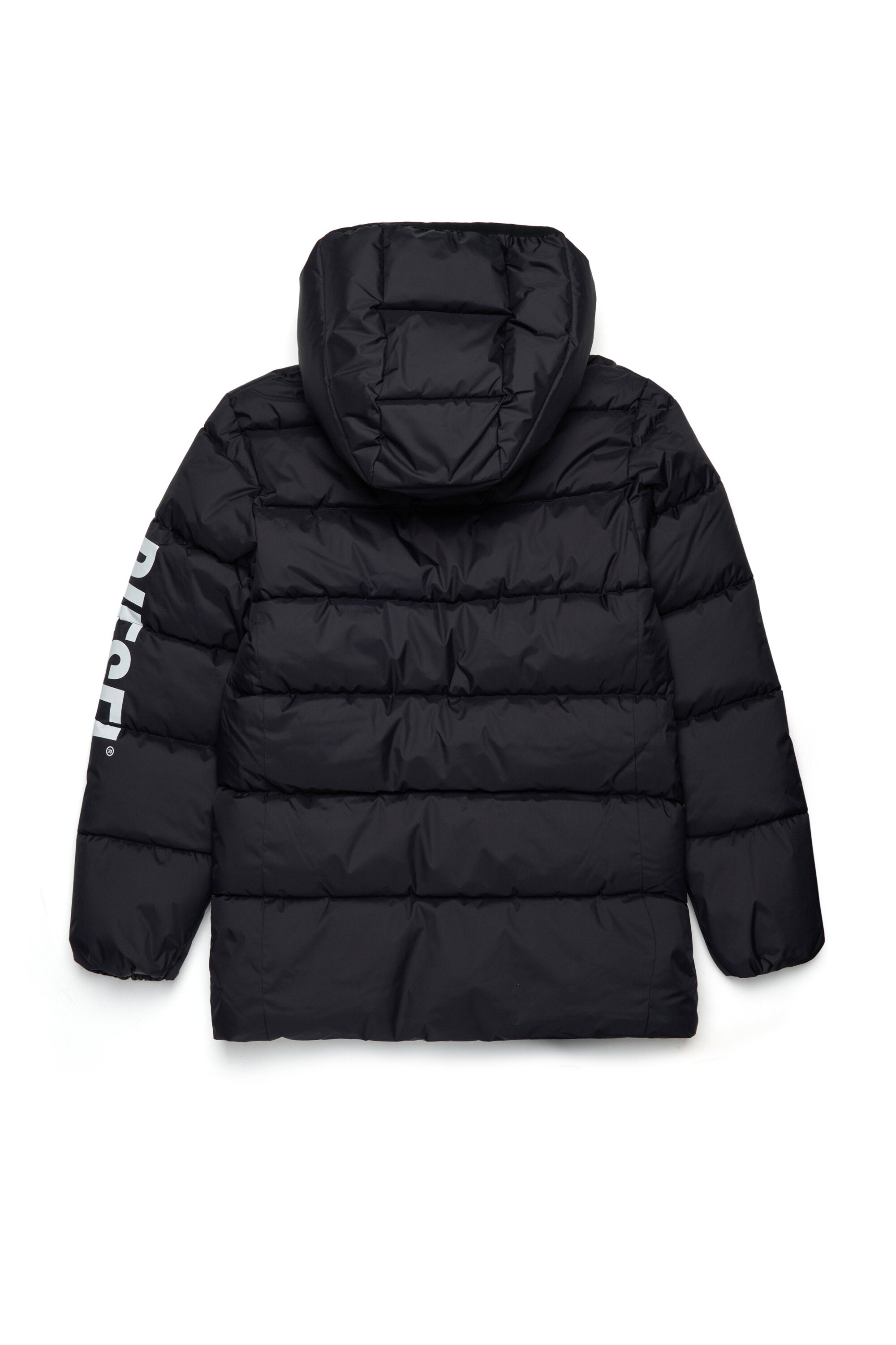 Chaqueta acolchada con logotipo