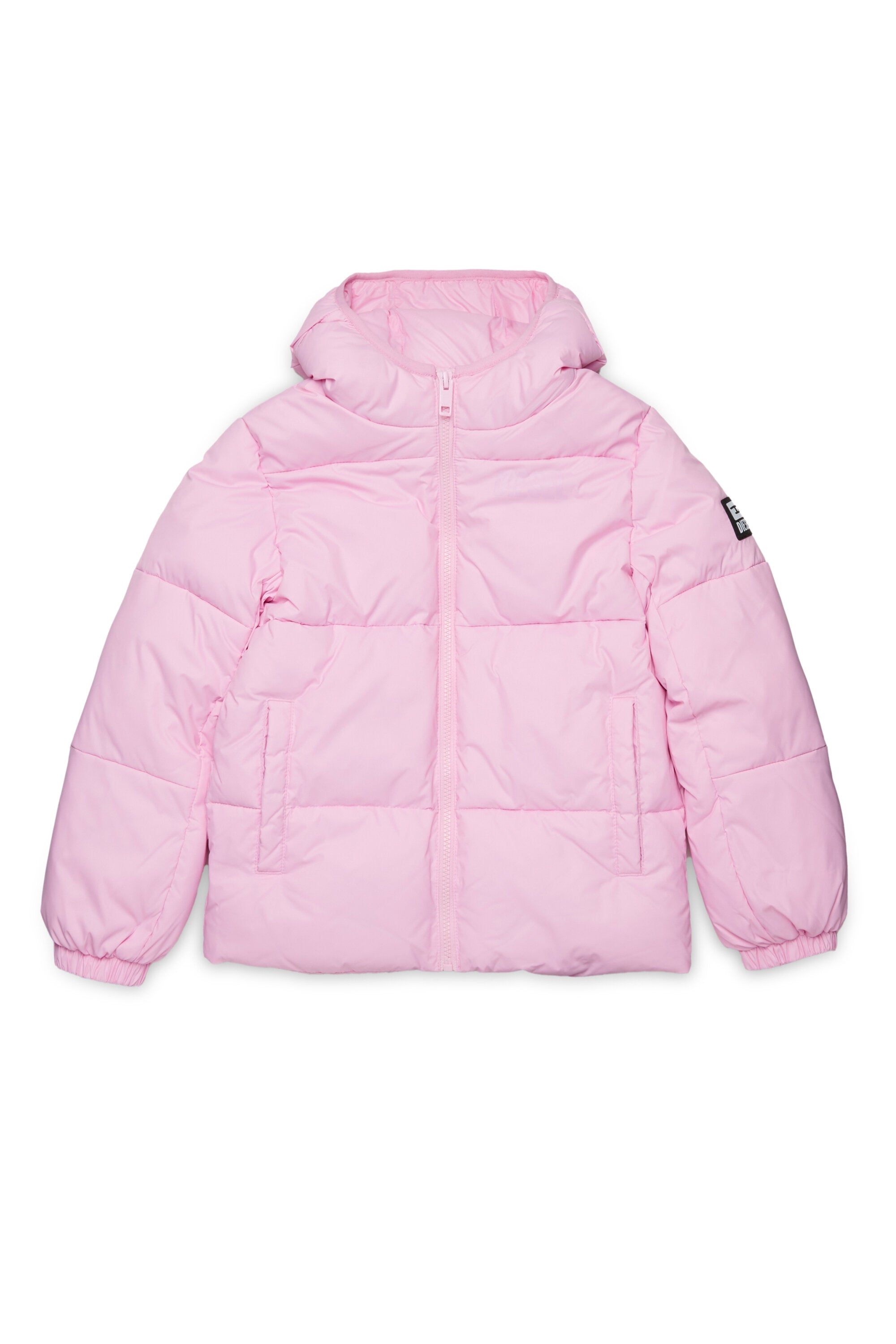 Chaqueta acolchada con logotipo