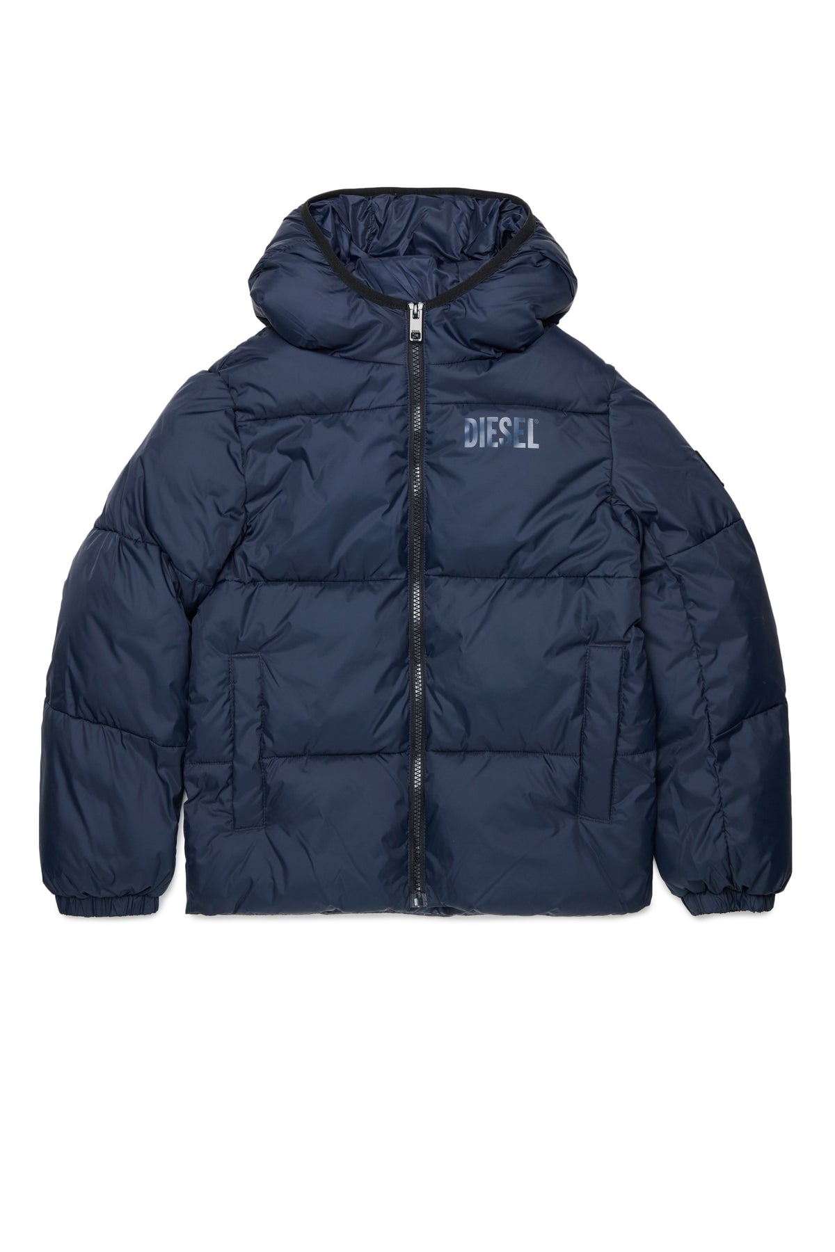 Chaqueta acolchada con logotipo