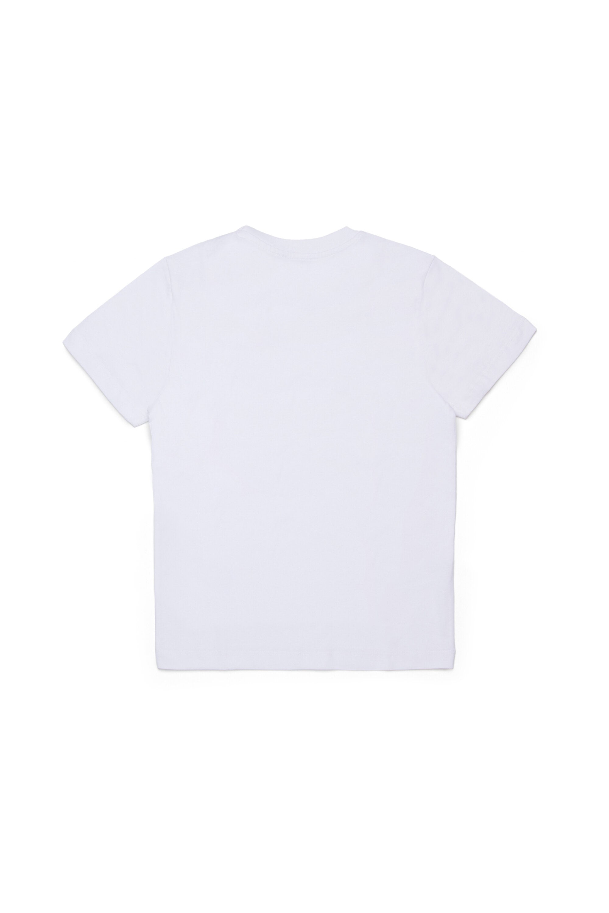 T-shirt with multicolored logo