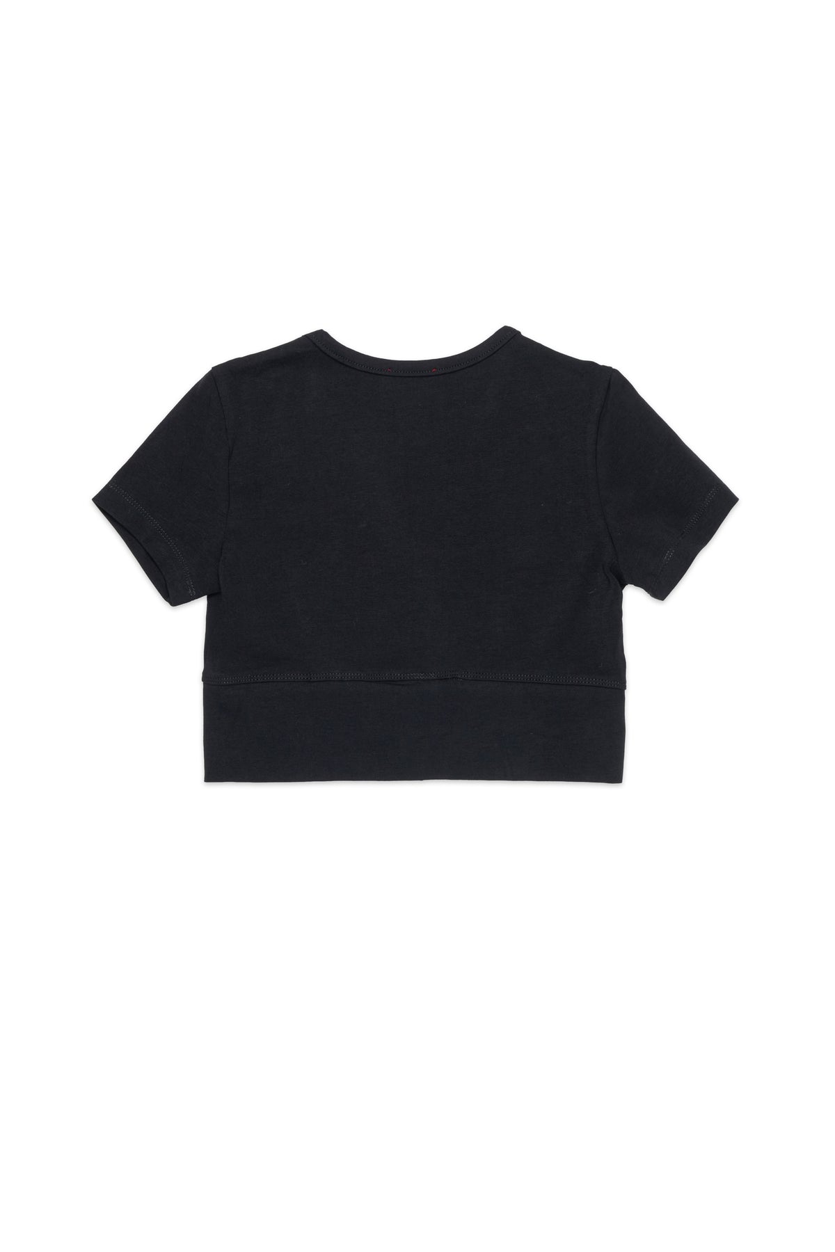 Camiseta de cuello redondo con logo