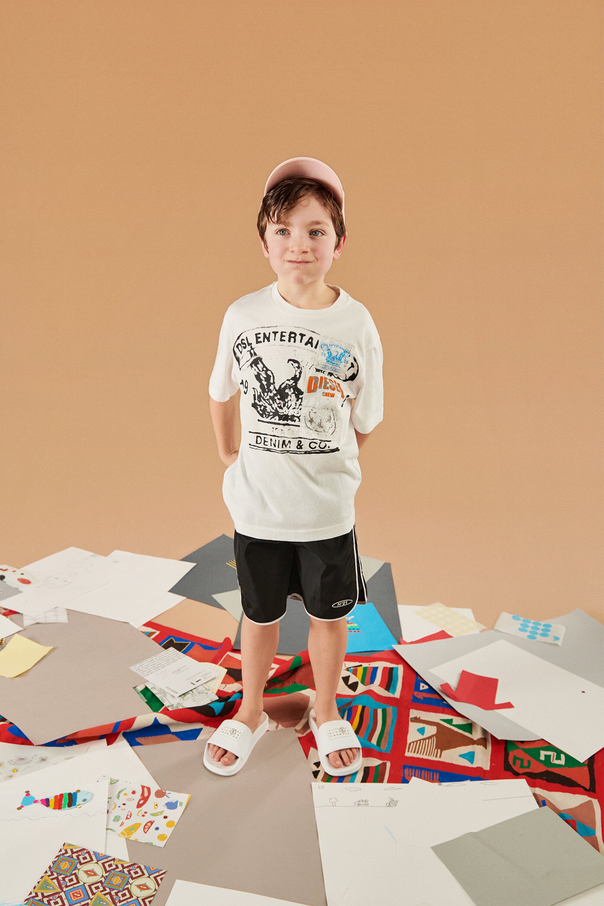 Camiseta con logo estampado