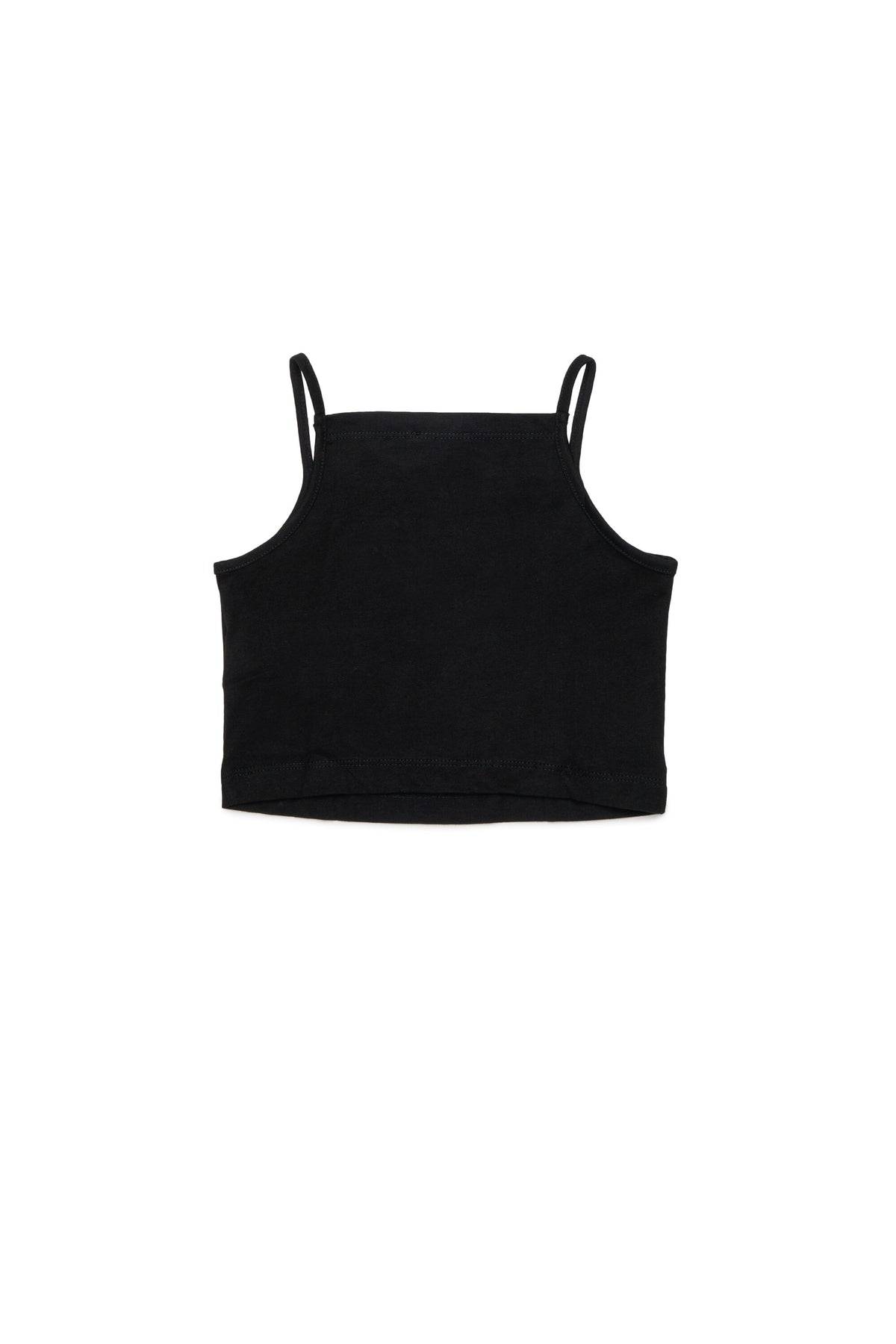Sleeveless T-shirt with logo