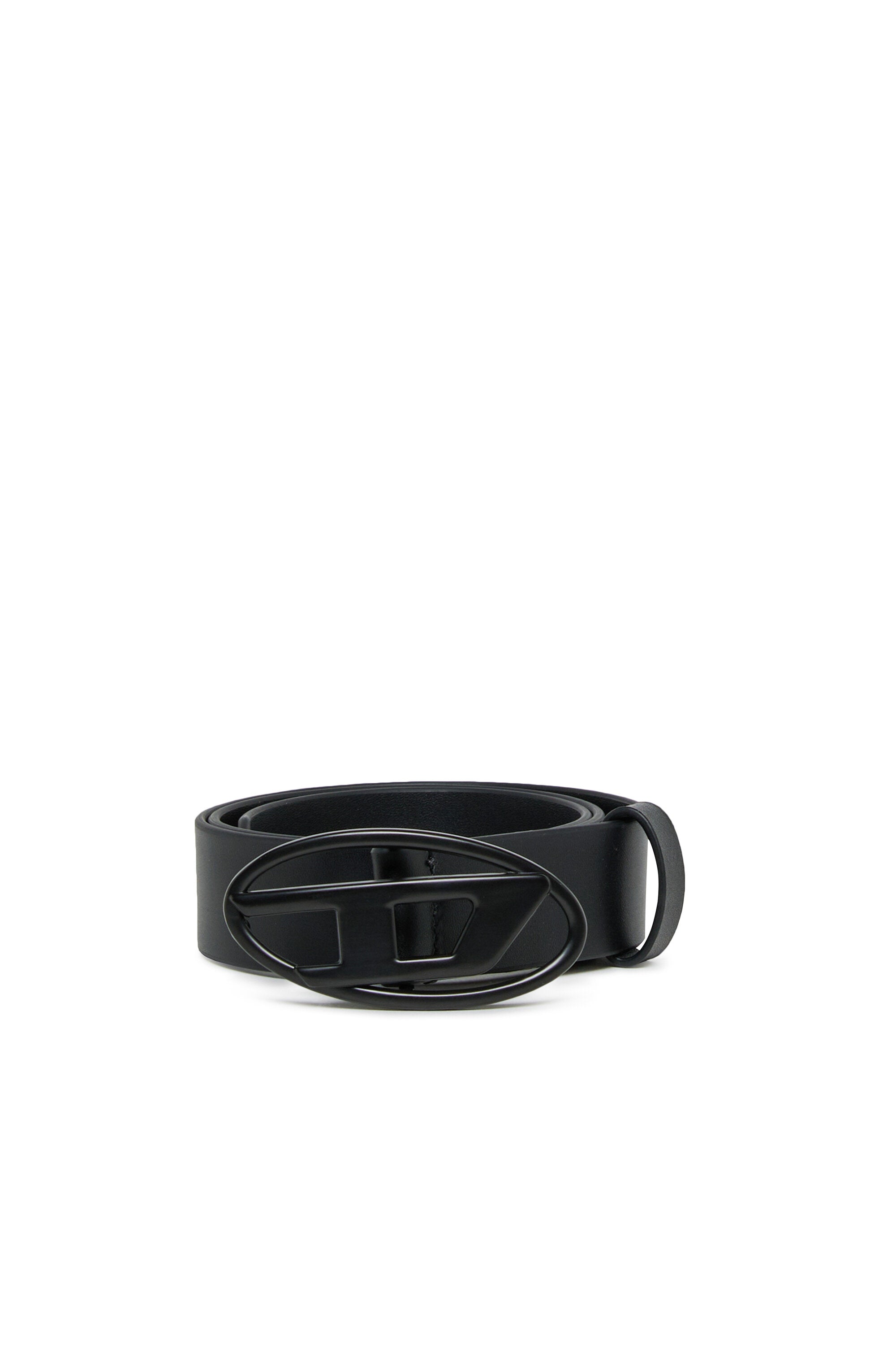 Cinturón con hebilla con logo Oval D