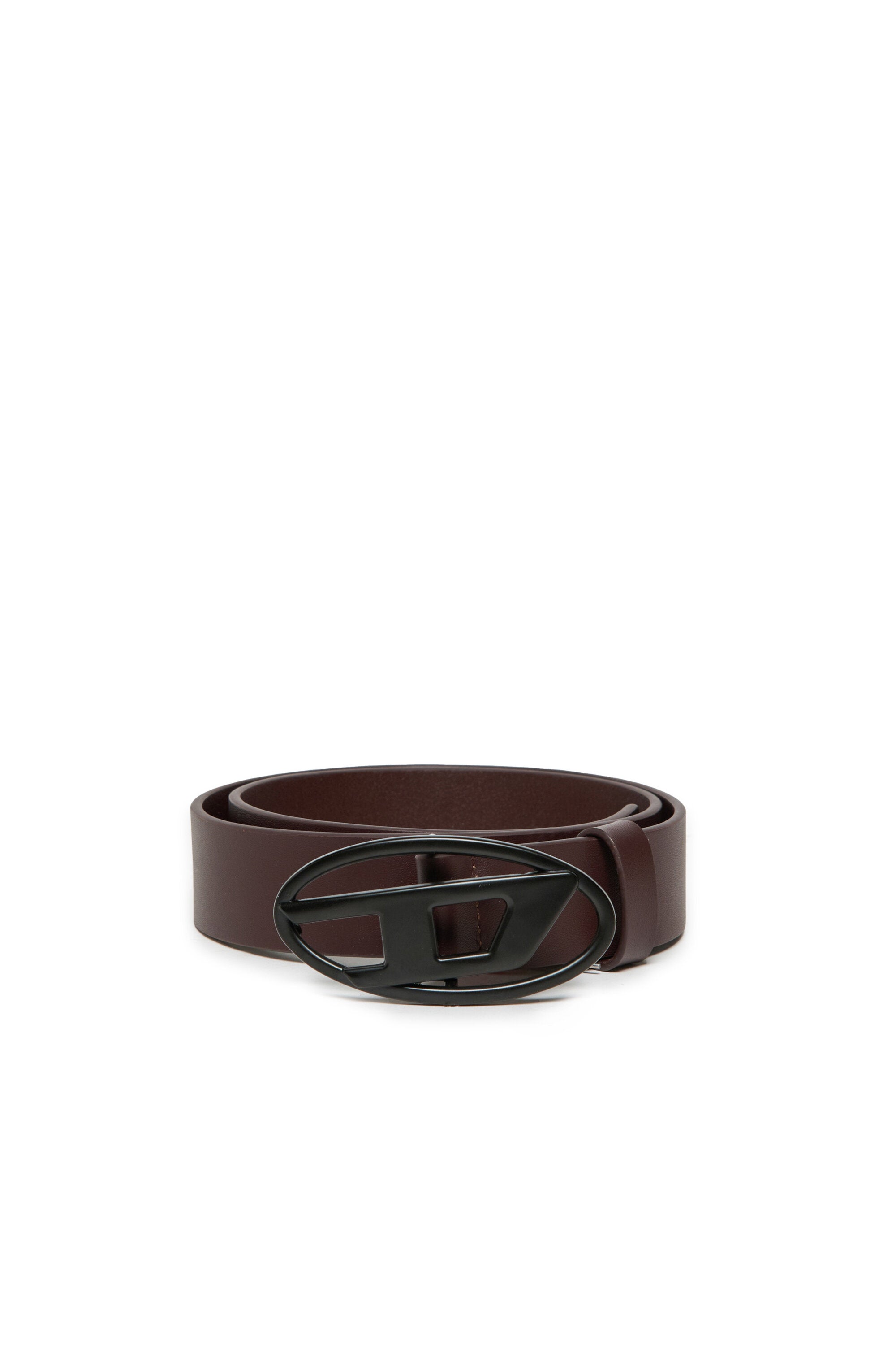 Cinturón con hebilla con logo Oval D
