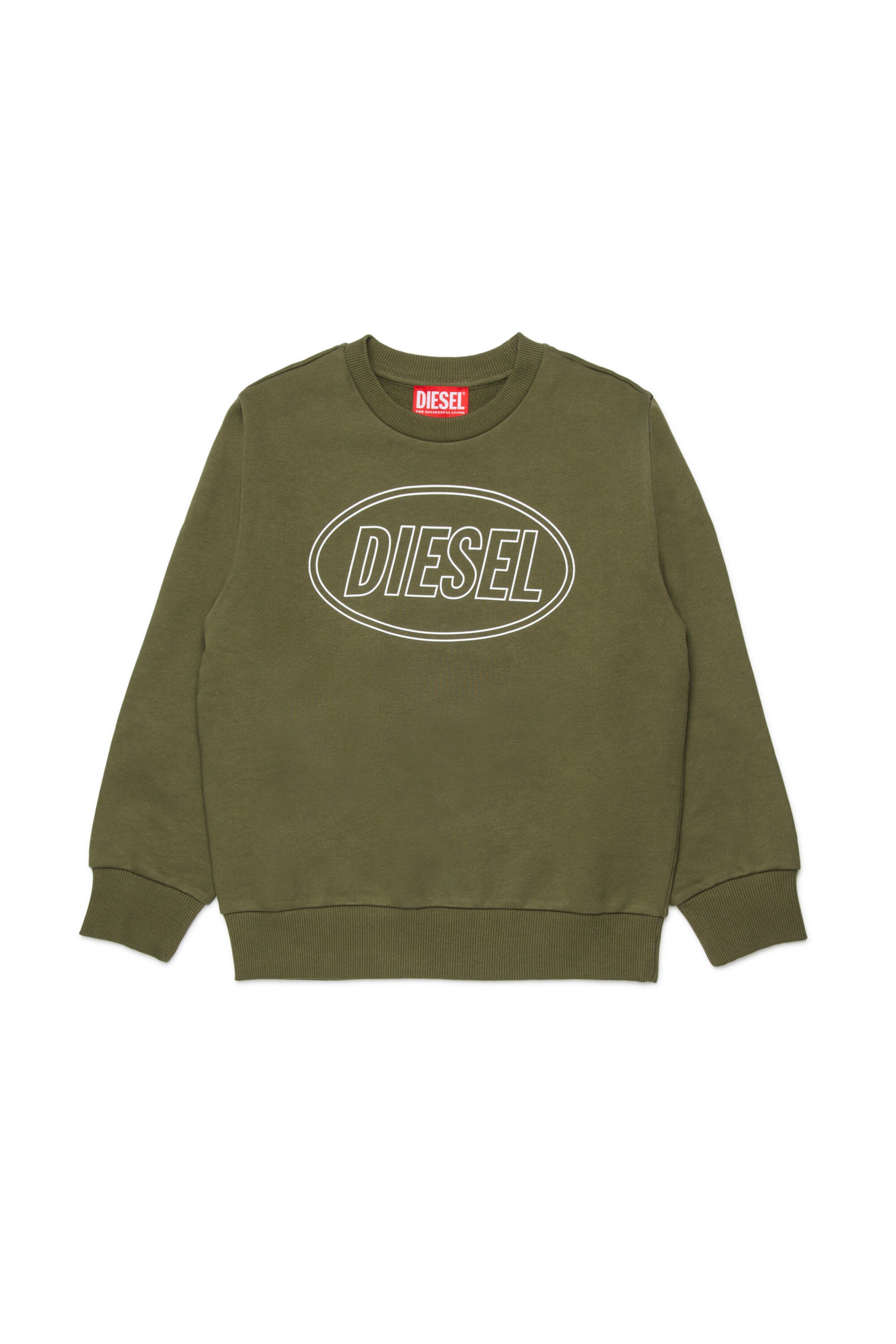 Sudadera con cuello redondo y logotipo