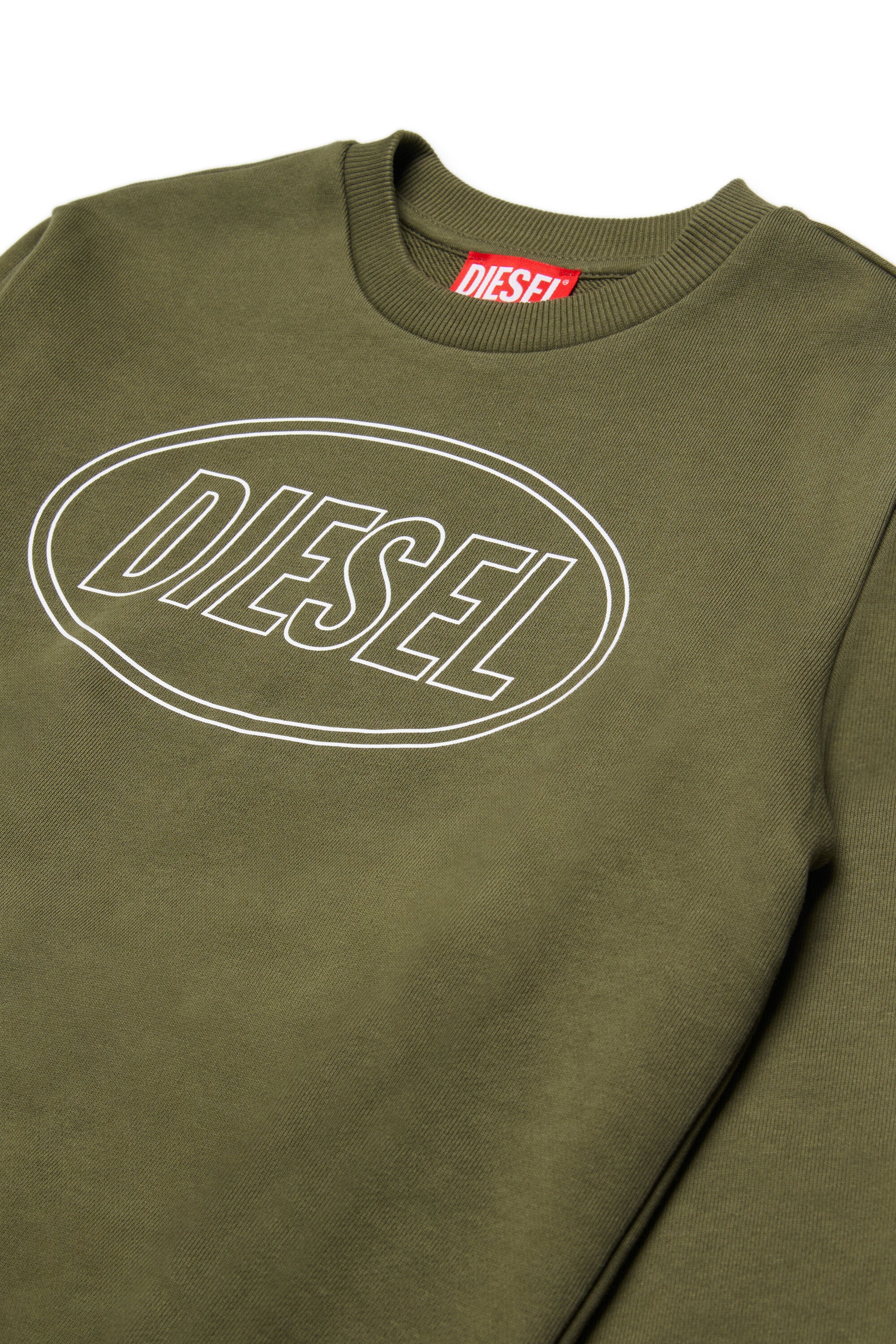 Crew neck sweatshirt with logo