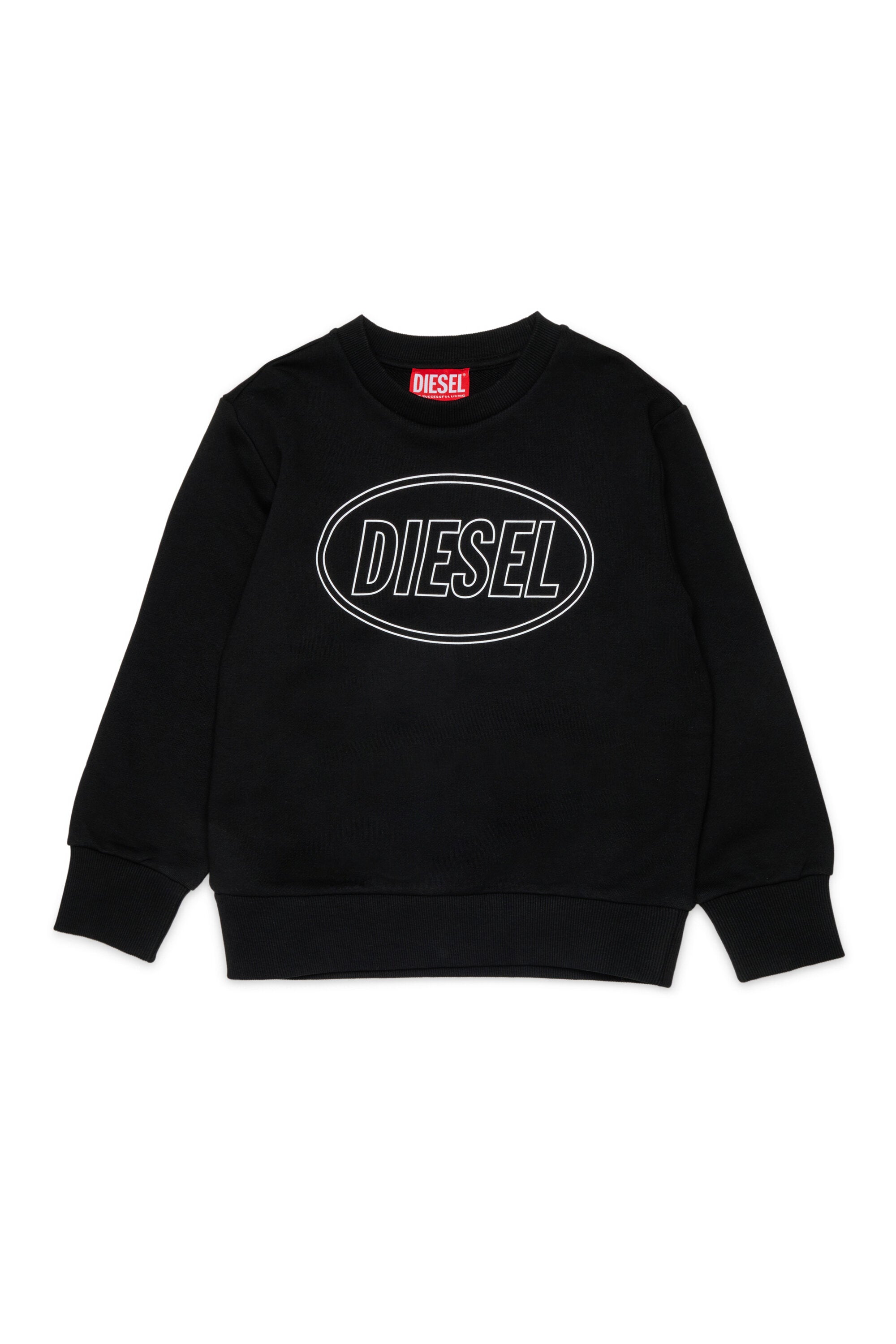 Sudadera con cuello redondo y logotipo