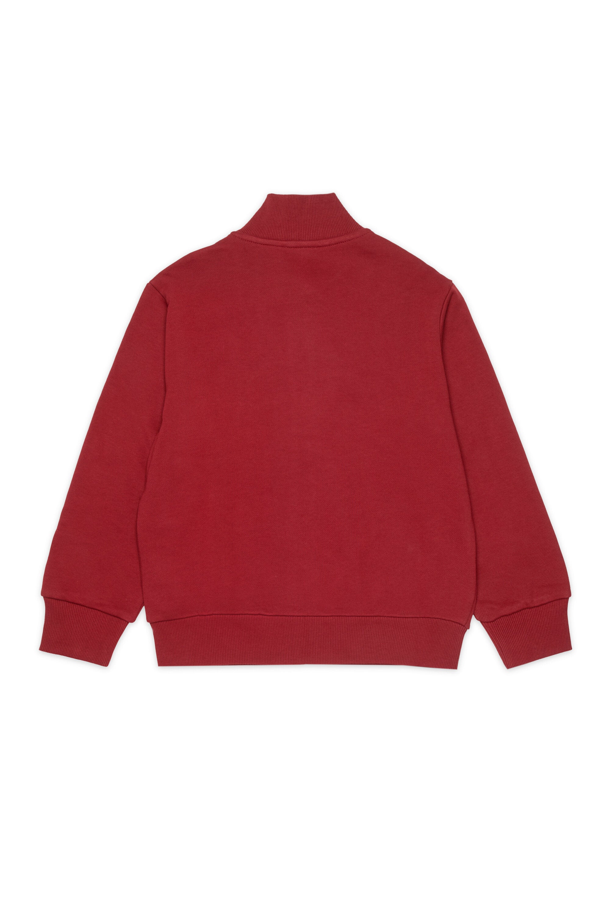 Sudadera con cremallera completa y logo