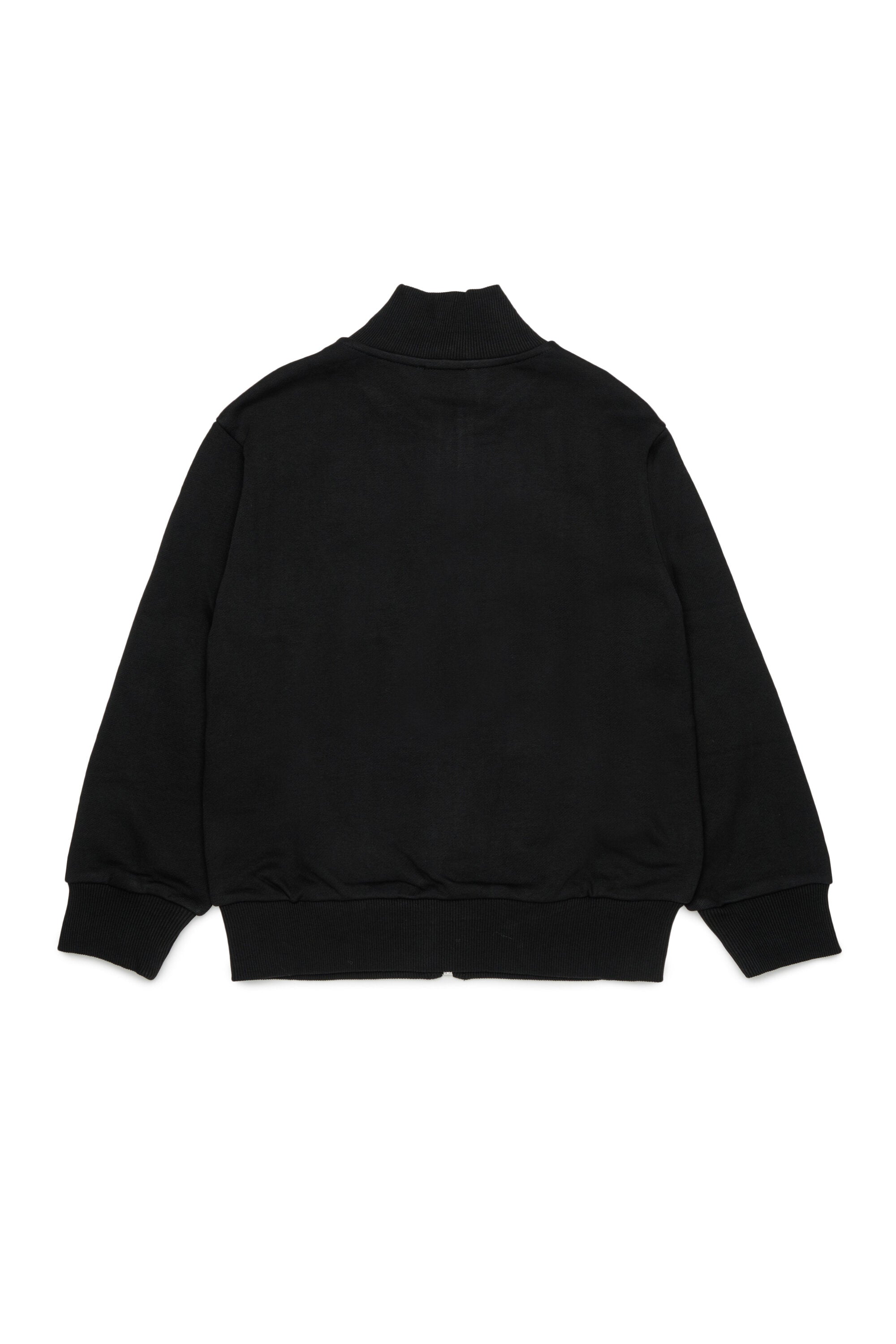 Sudadera con cremallera completa y logo