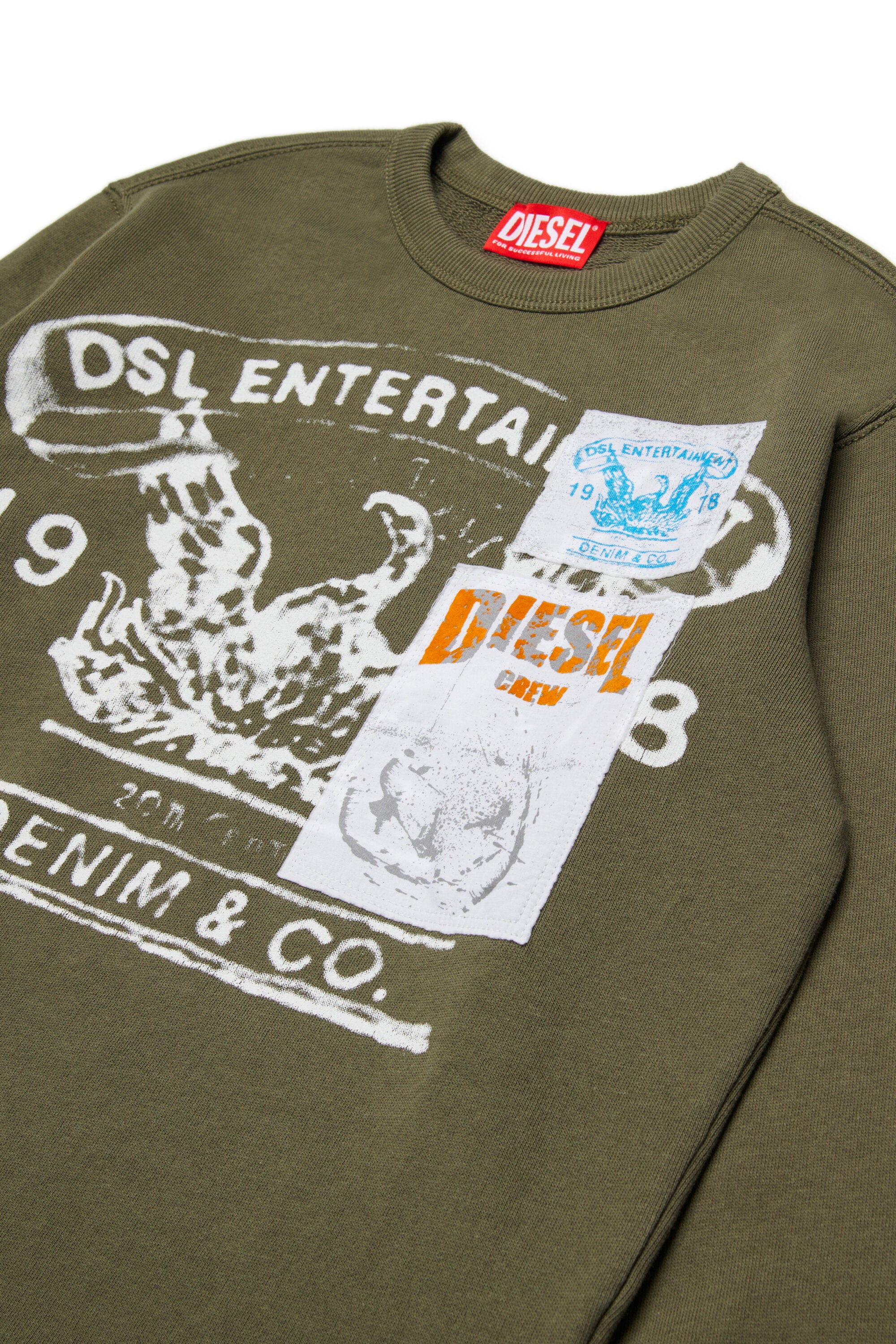 Sudadera de cuello redondo con logo