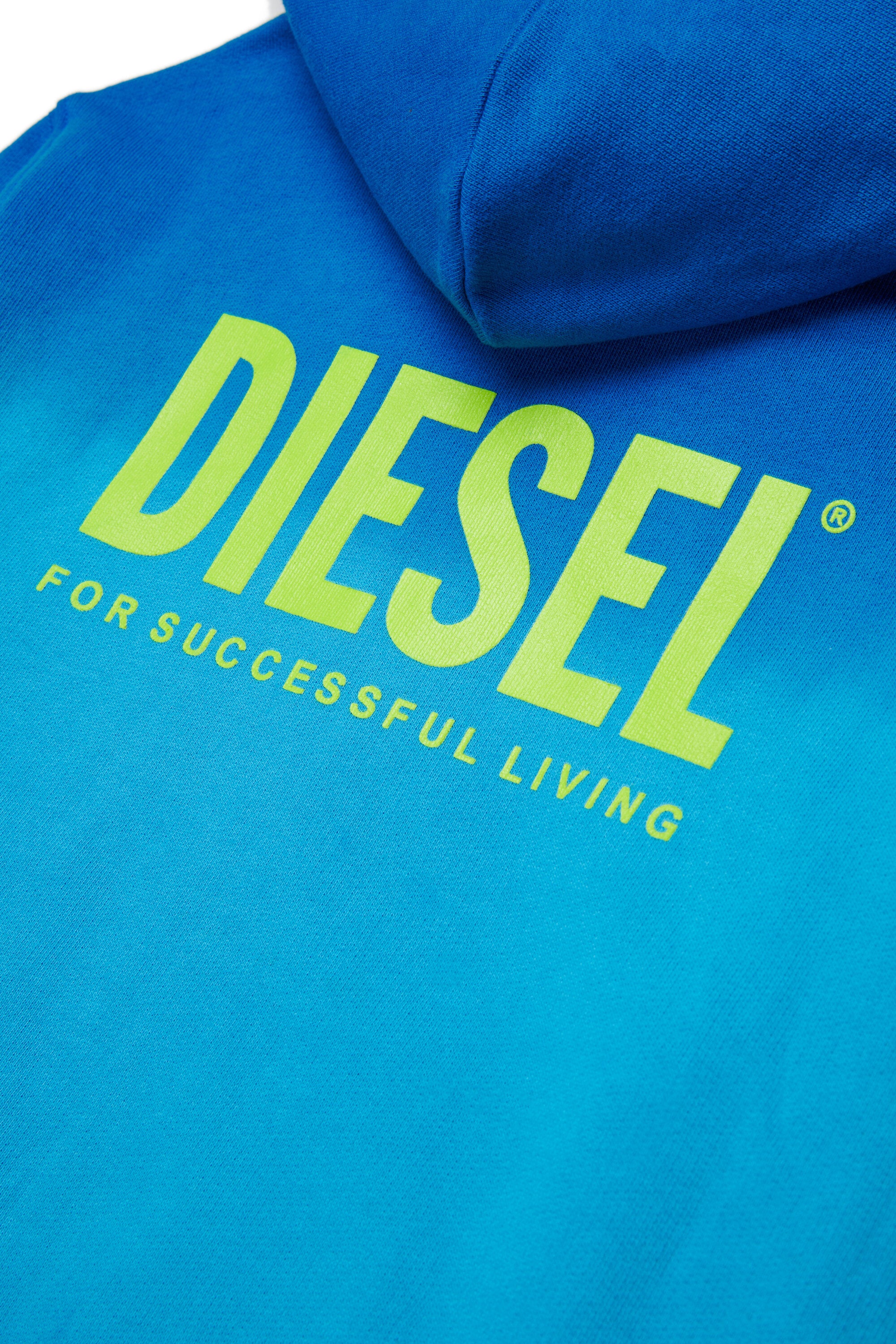Fully zip sweatshirt with printed logo