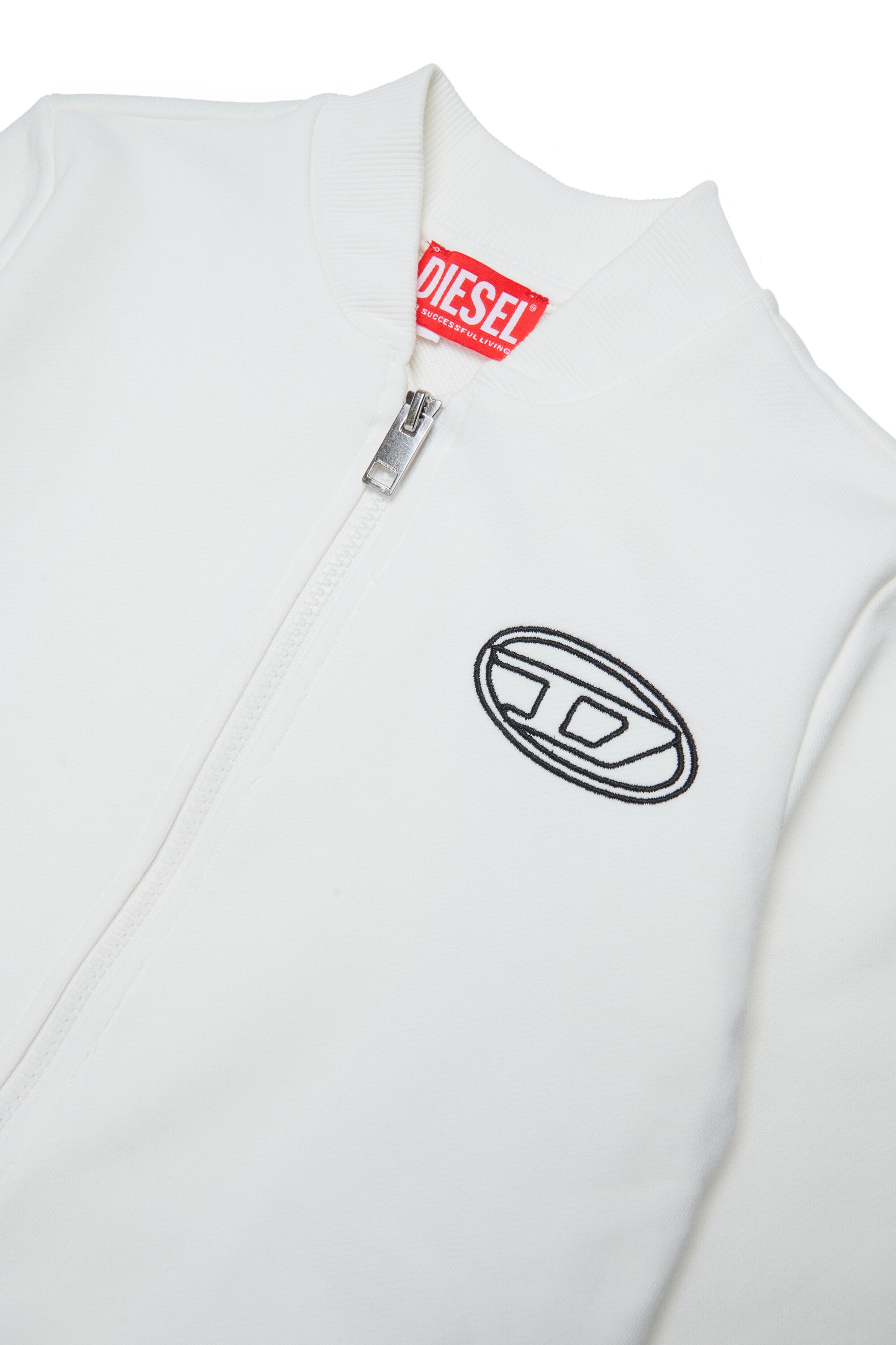 Full zip sweatshirt with logo