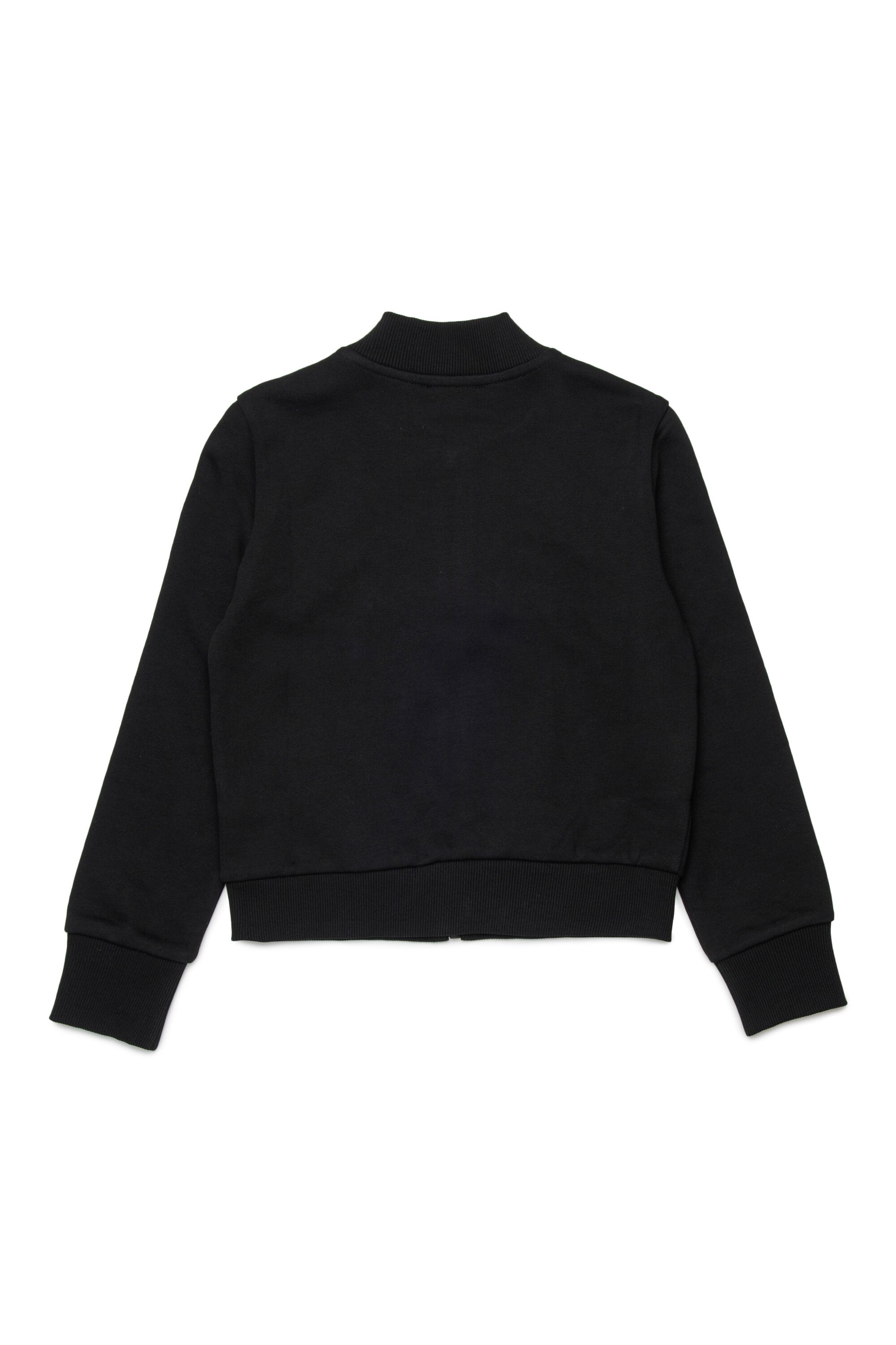 Sudadera con cremallera completa y logo