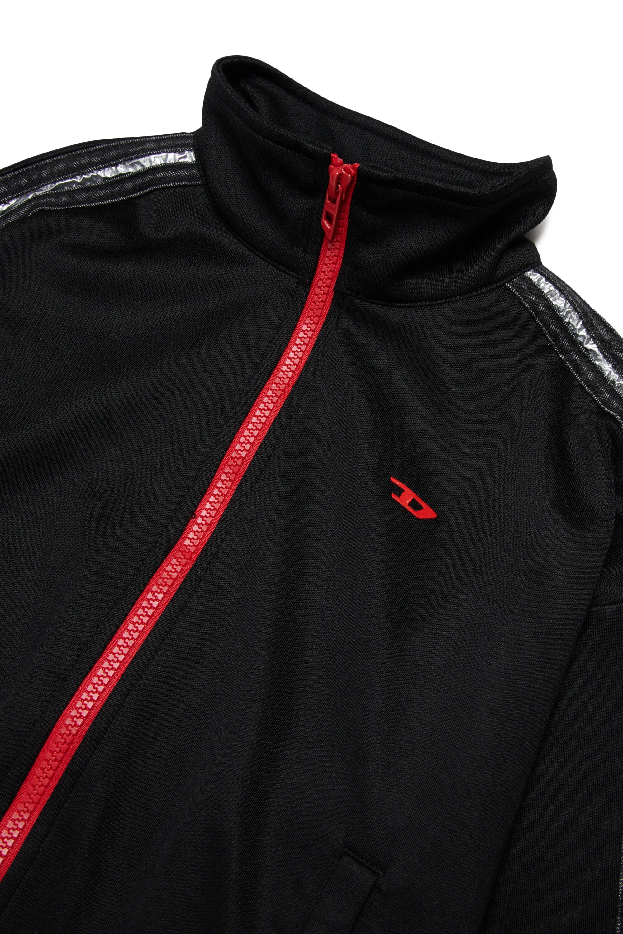 Sudadera con cremallera completa y logo