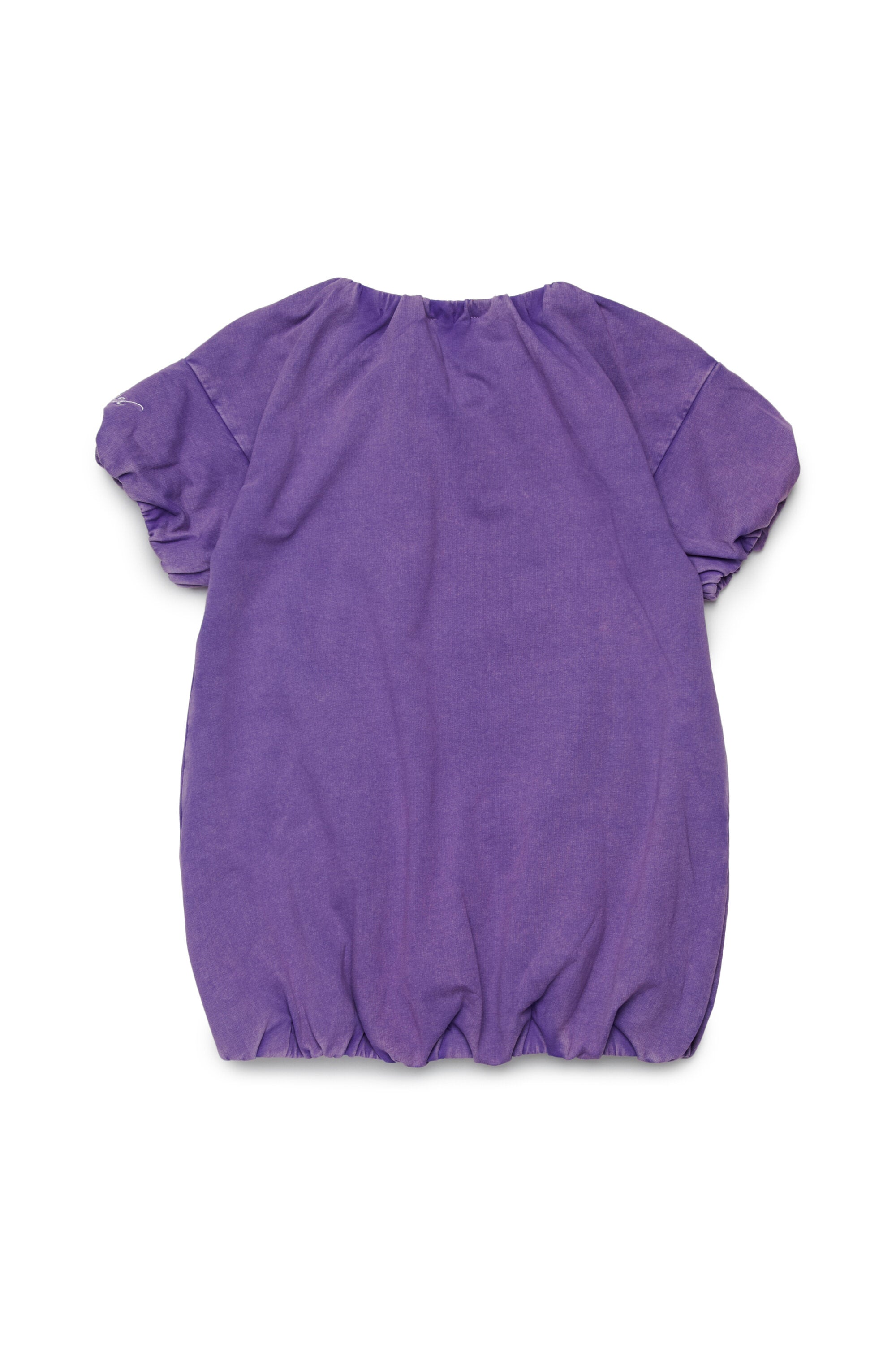 Short-sleeve dress with logo