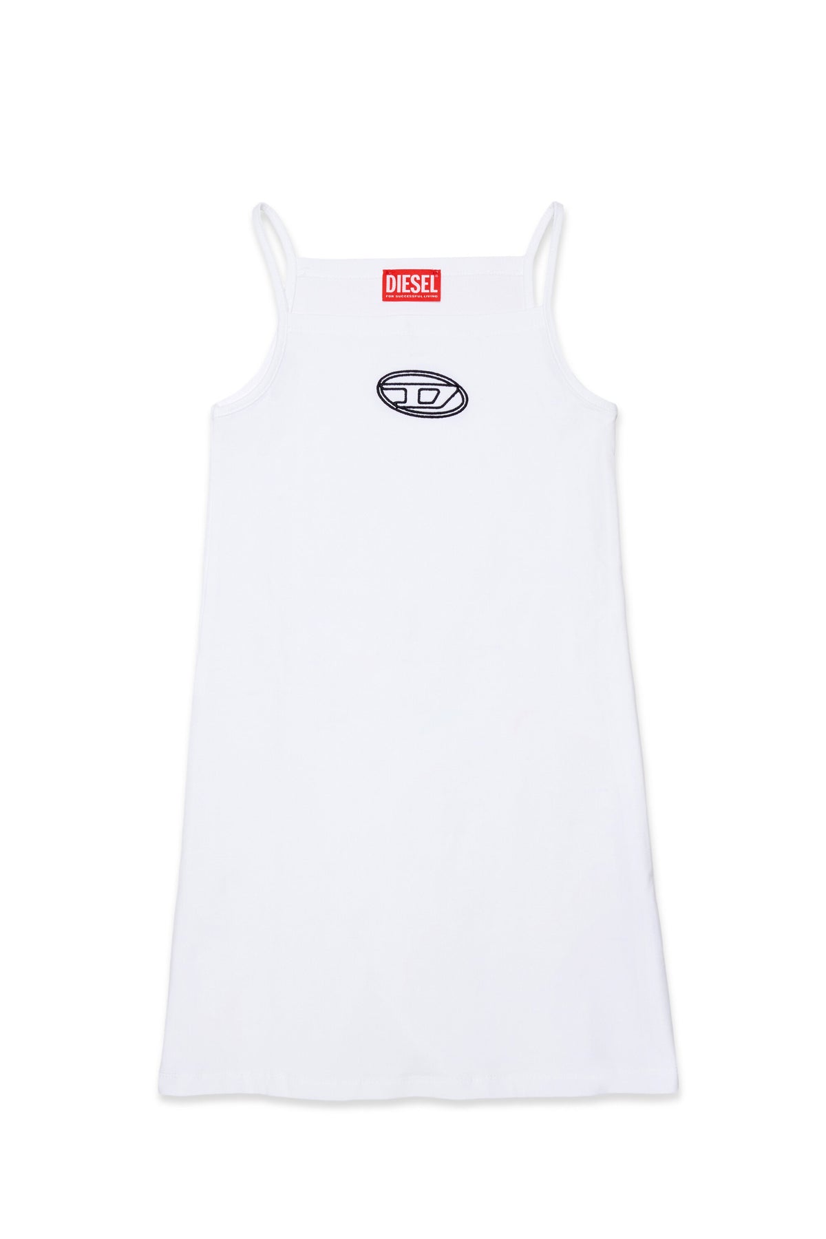 Short dress with Oval D logo