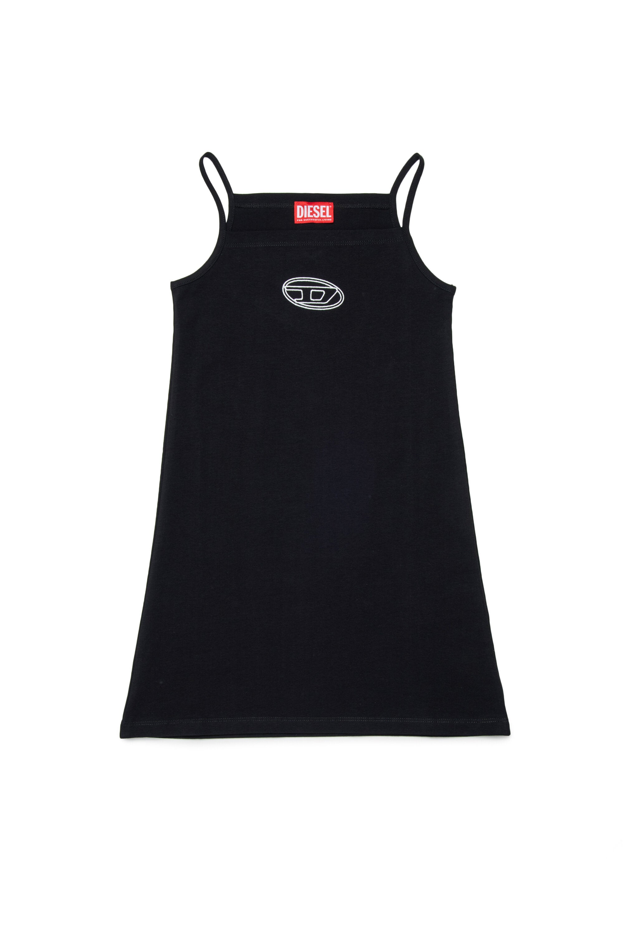 Short dress with Oval D logo