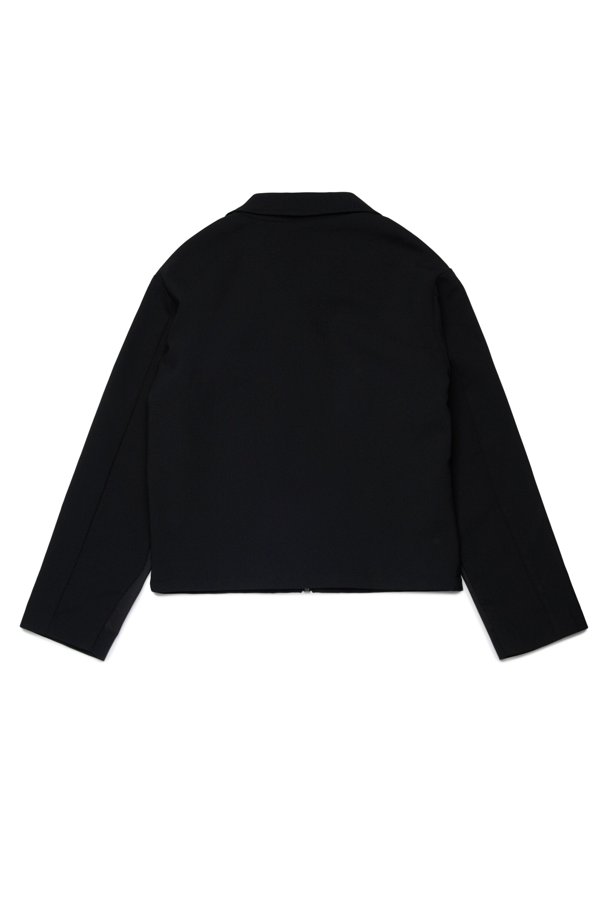 Biker jacket with logo