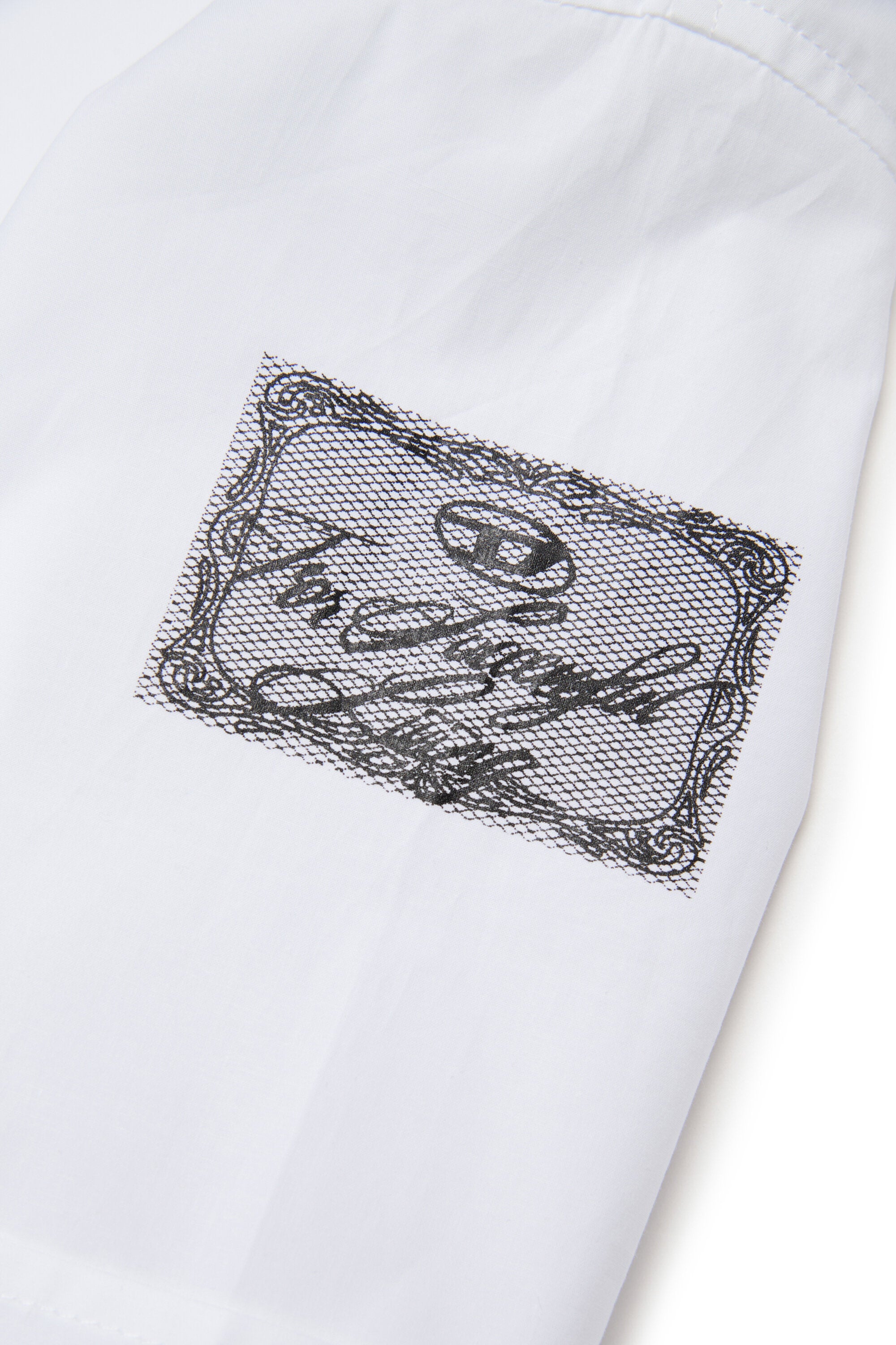 Short-sleeve shirt with logo