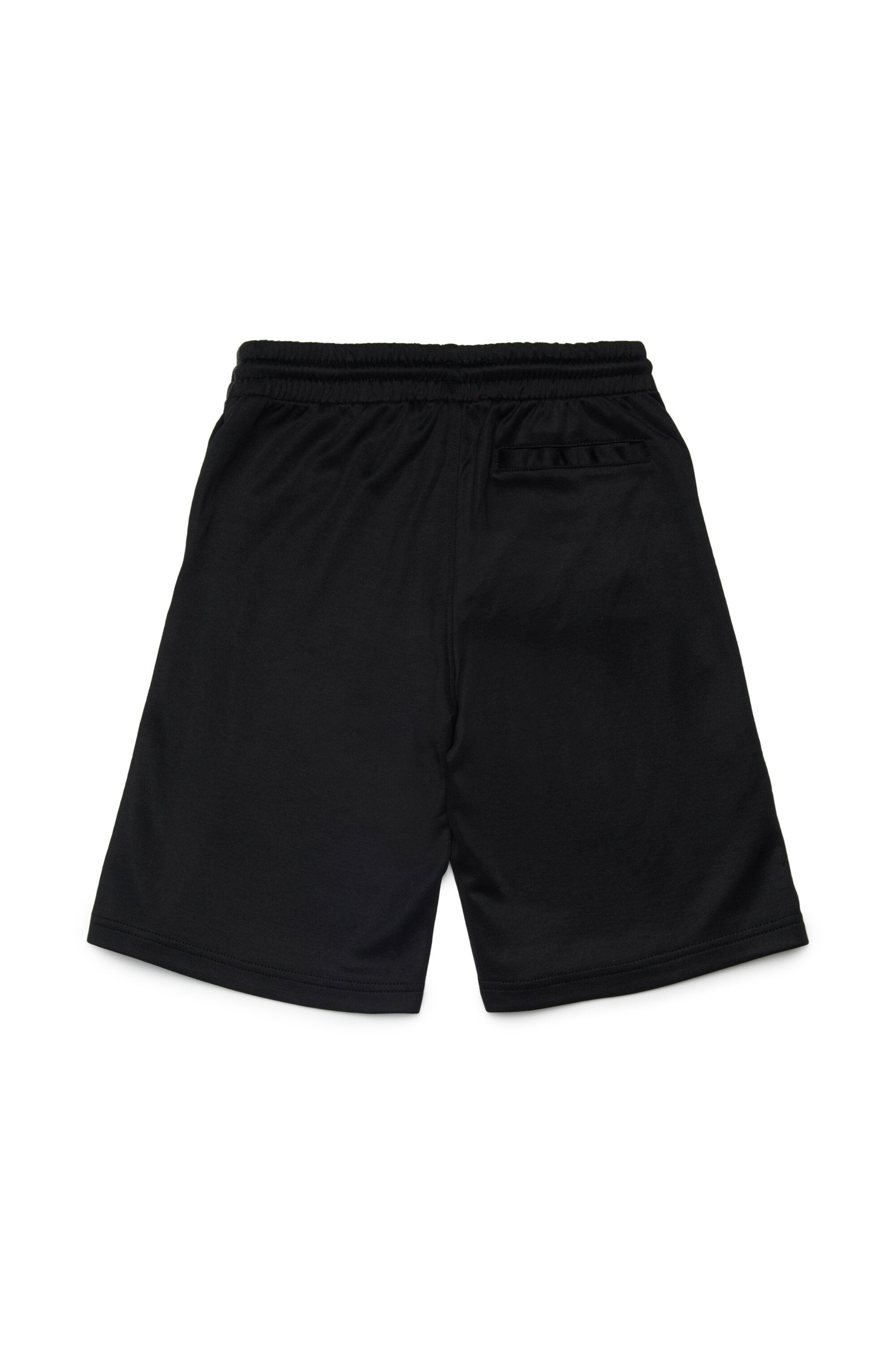 Fleece shorts with logo