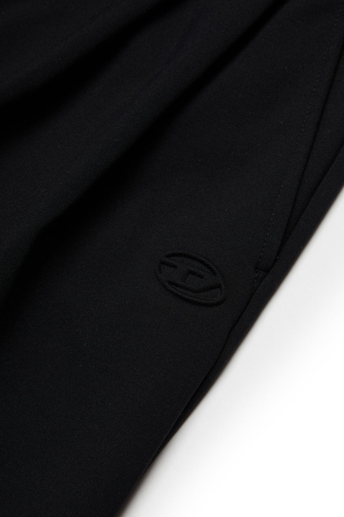 Formal shorts with logo and pleats
