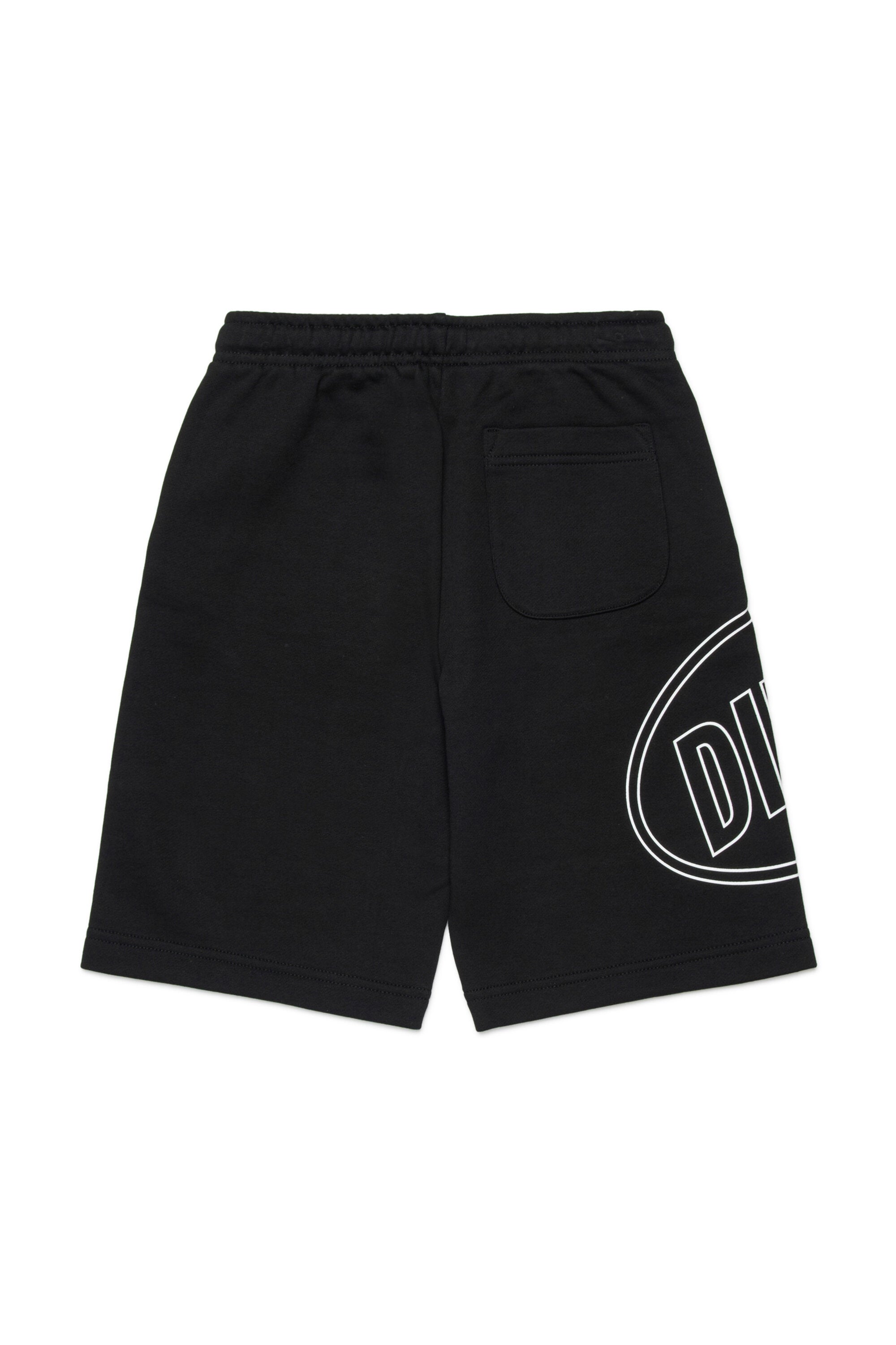 Fleece shorts with logo