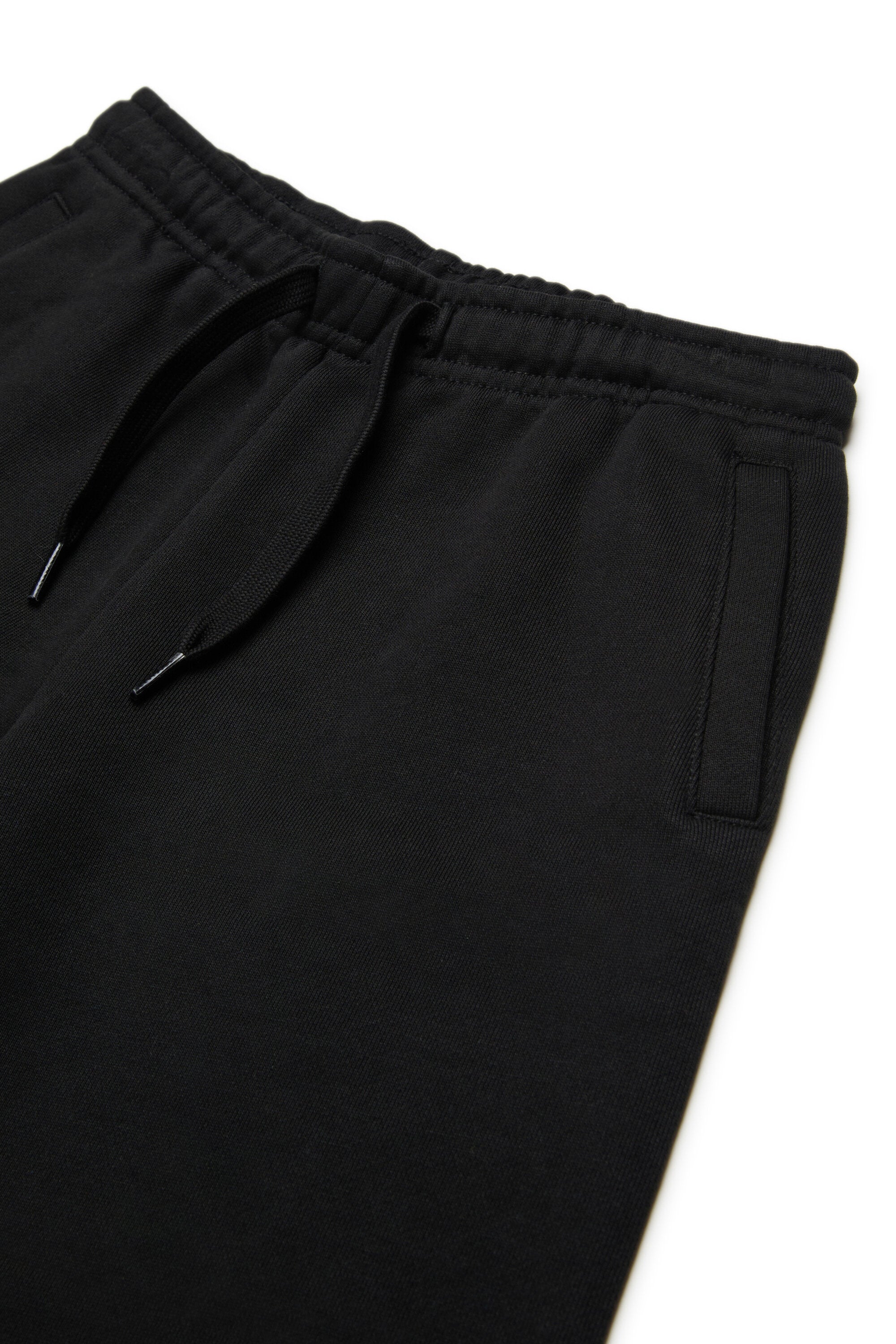 Fleece shorts with logo