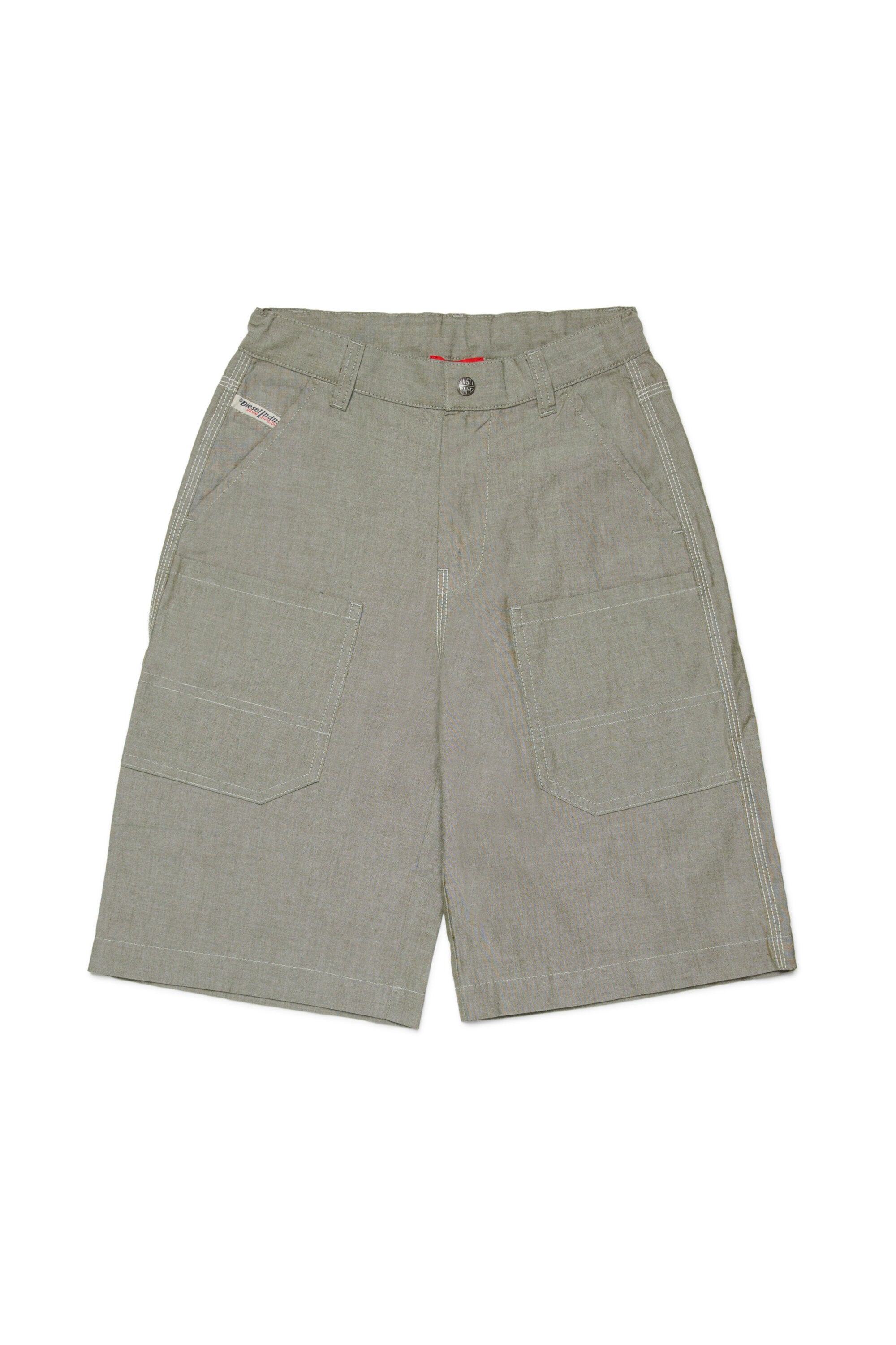Cargo shorts with logo