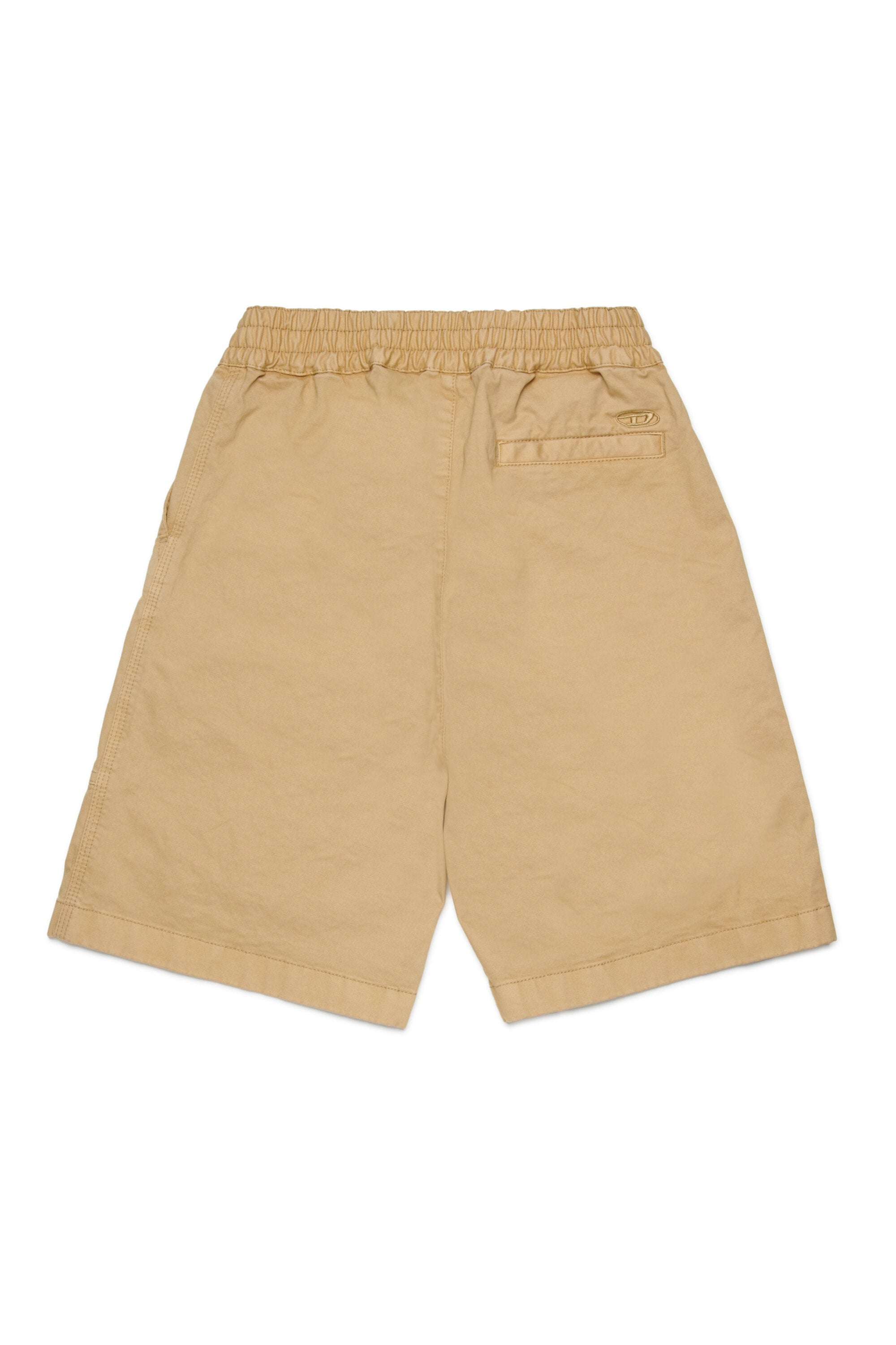 Cargo shorts with embroidered logo