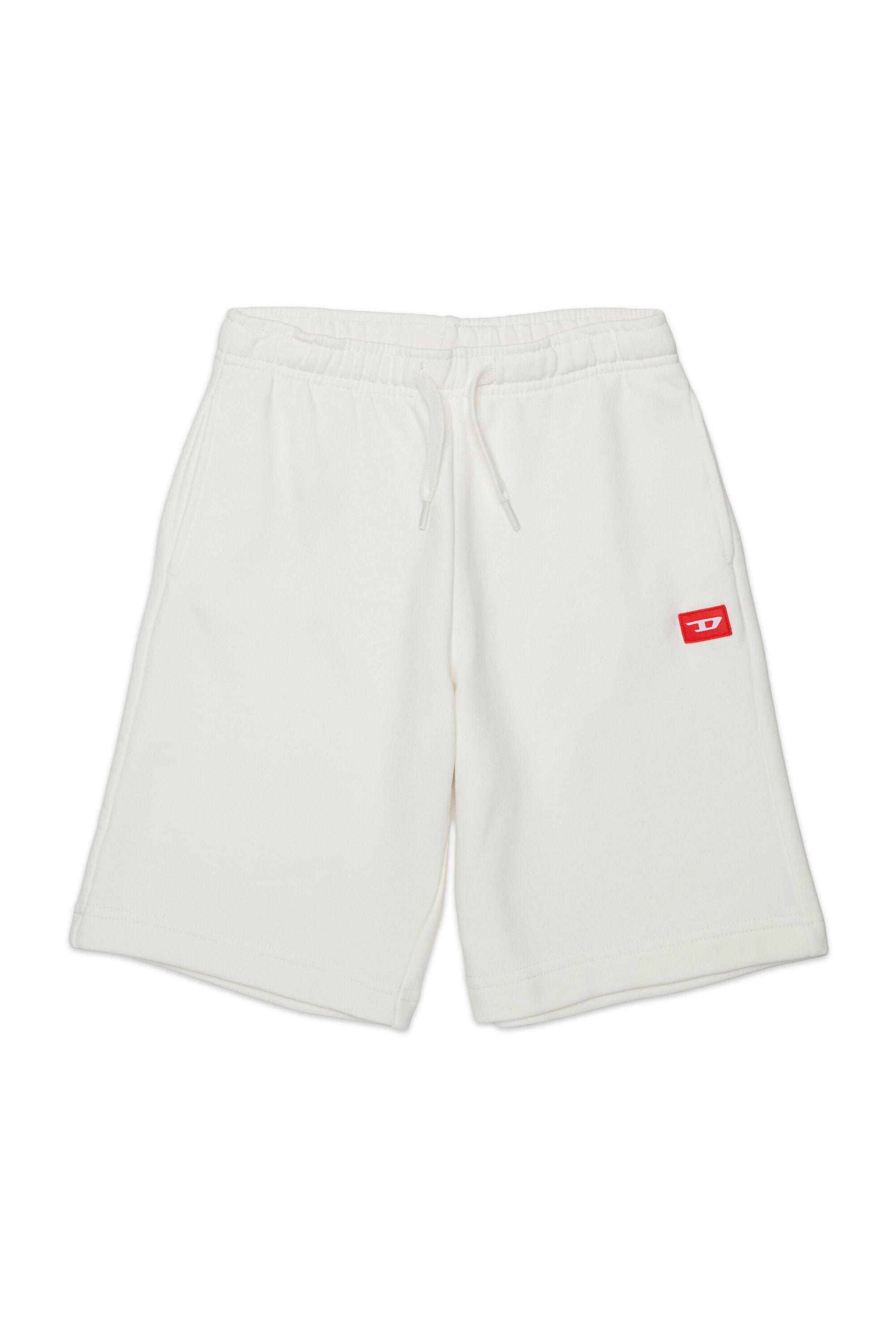 Fleece shorts with logo