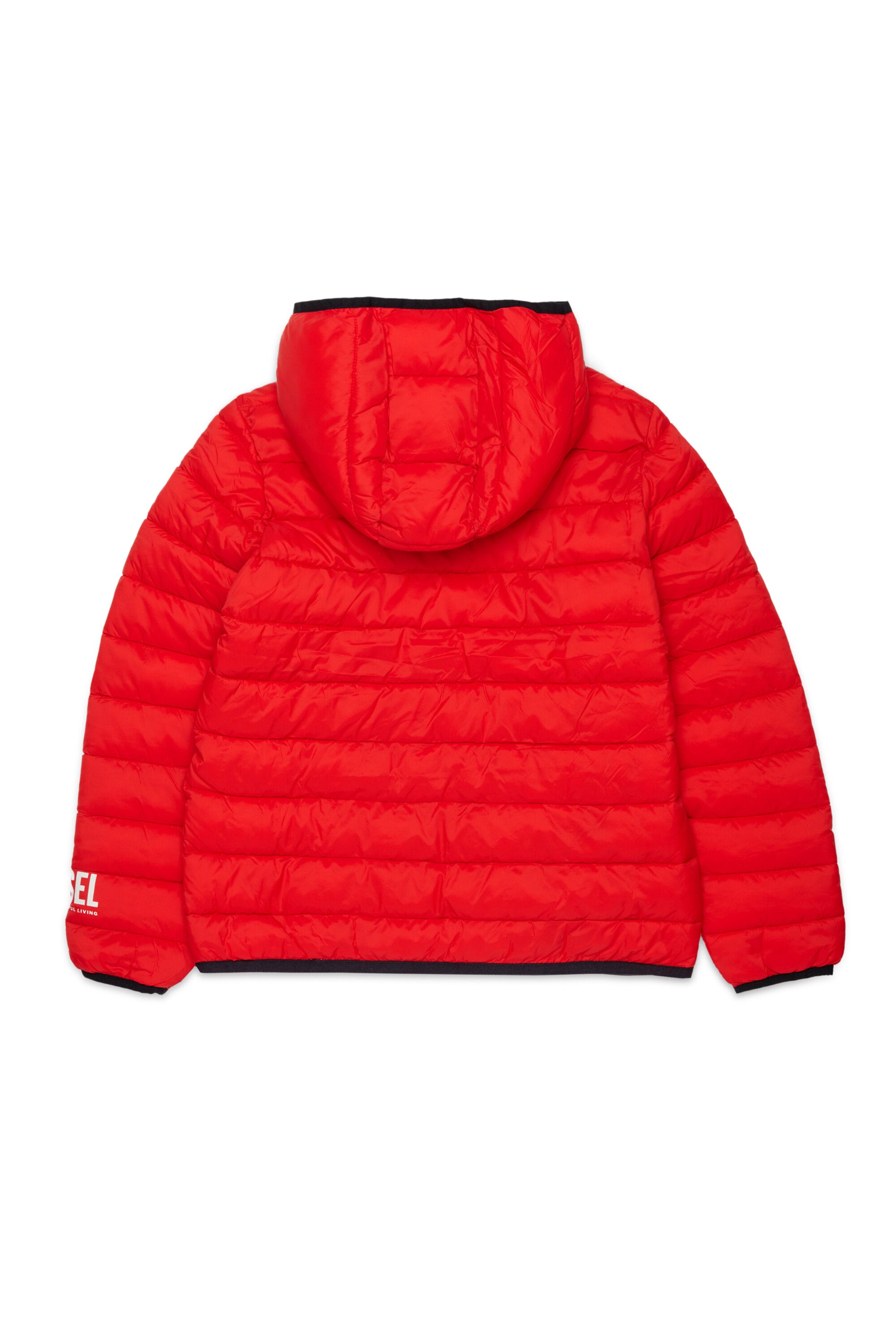 Chaqueta acolchada con logo estampado