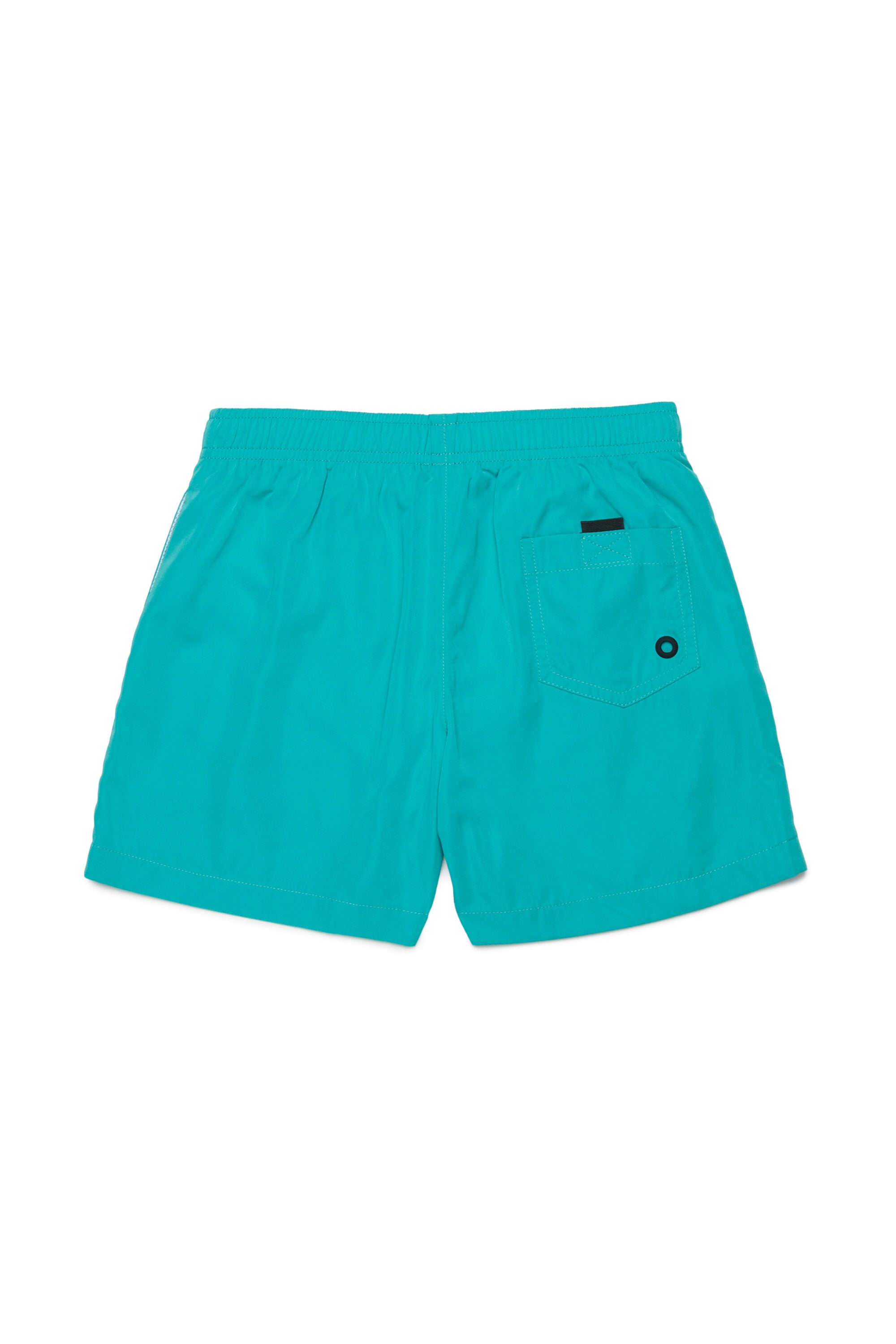 Boxer swimsuit with logo