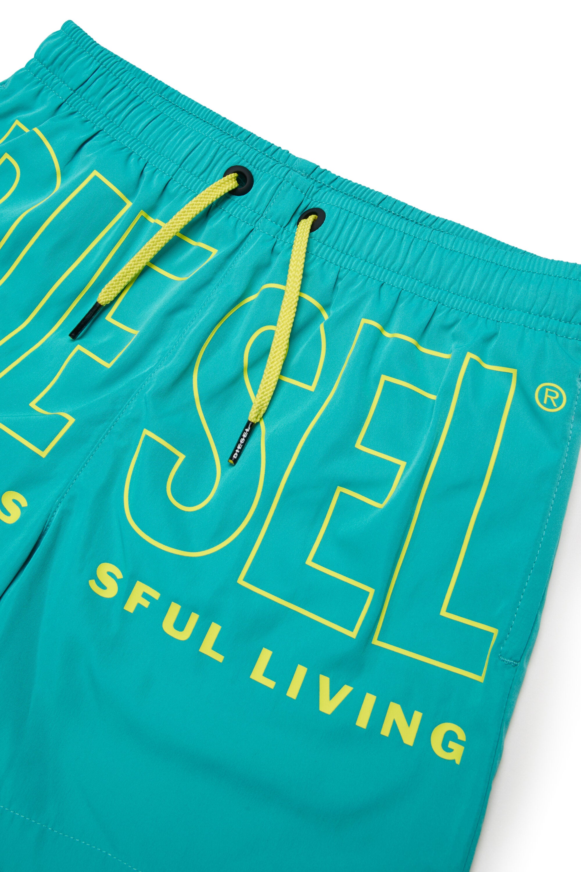 Bañador tipo bóxer con logo