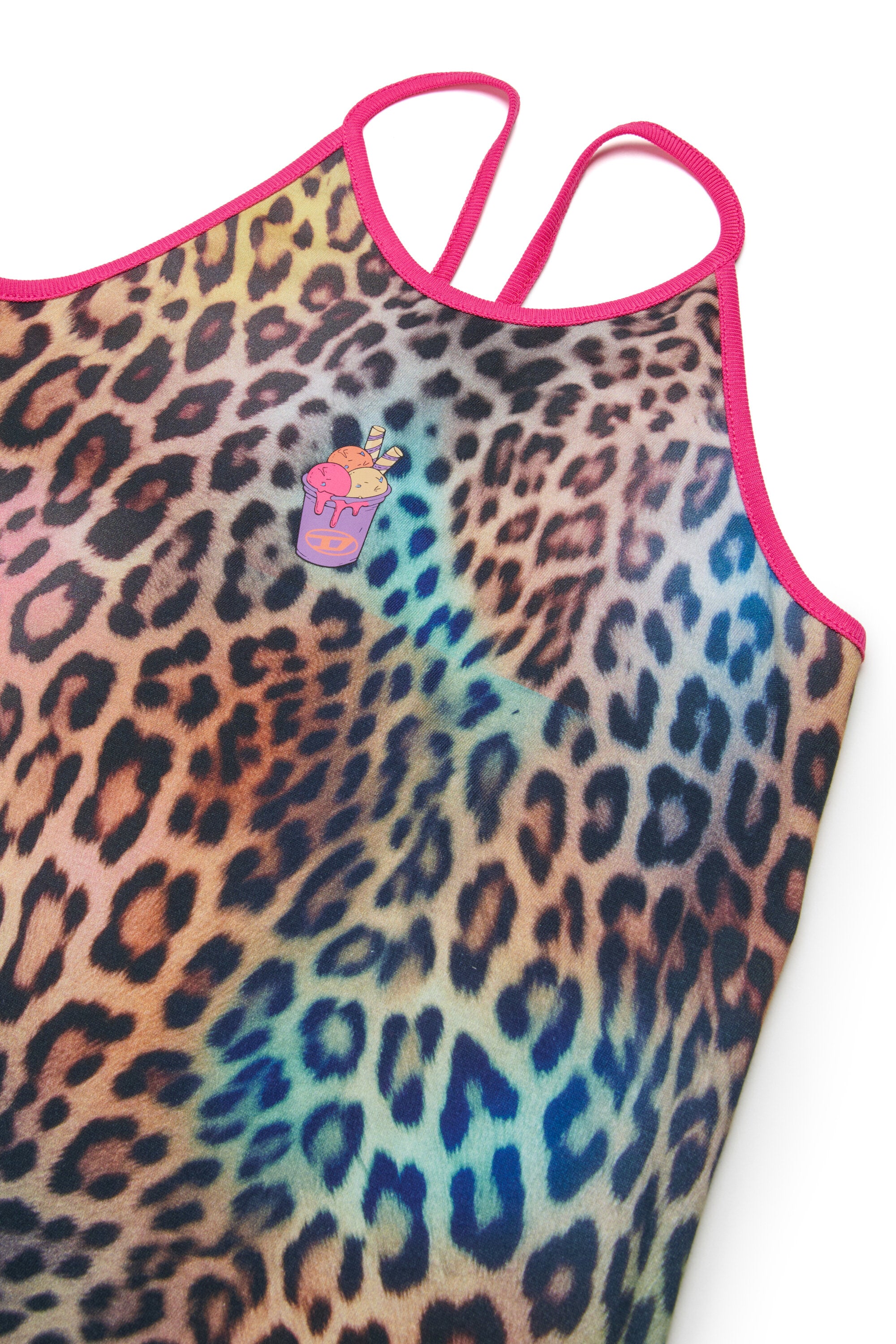 Cover-up with logo on the chest