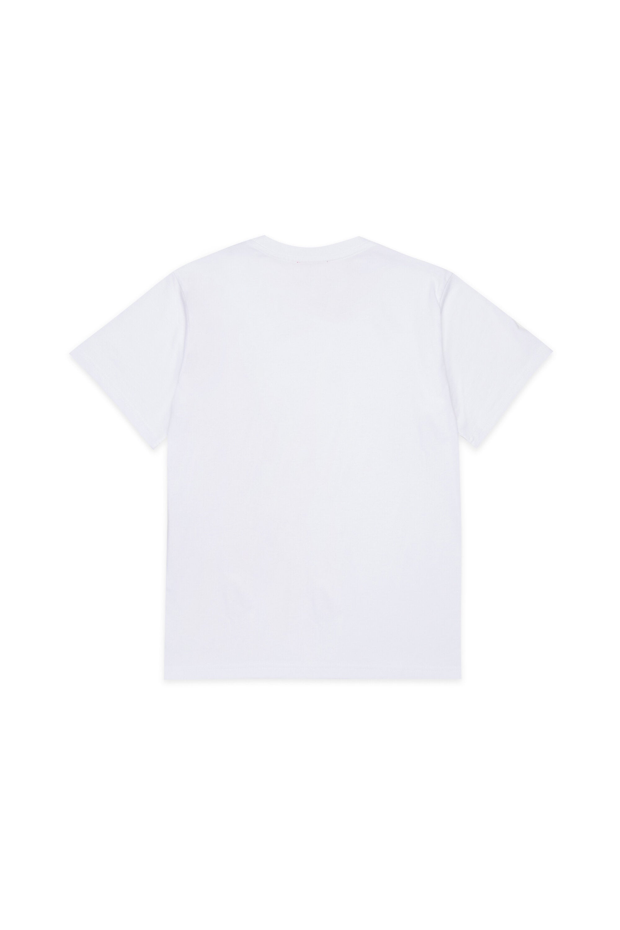 Camiseta con logotipo vertical