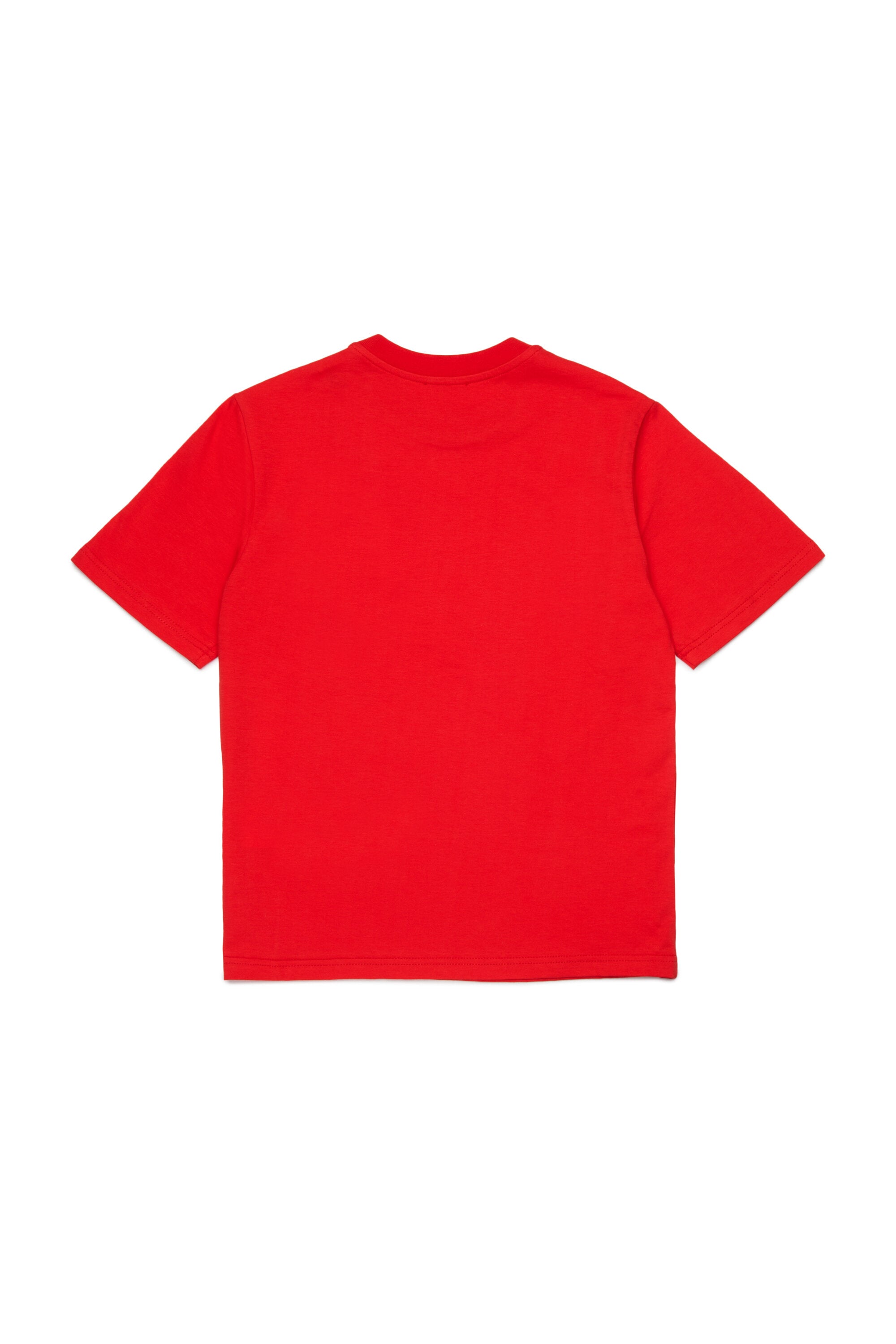 T-shirt with vertical logo